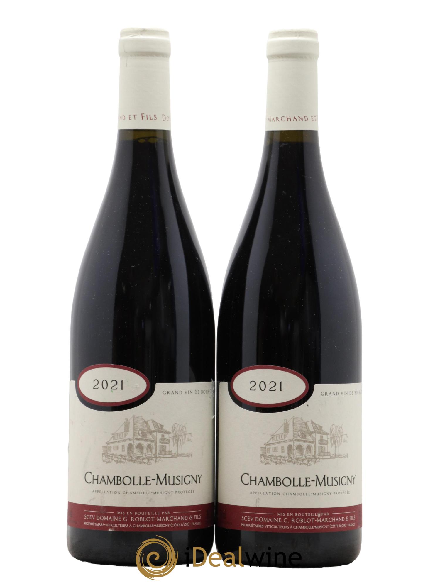 Chambolle-Musigny Domaine Roblot-Marchand 2021 - Lot de 2 bouteilles - 0