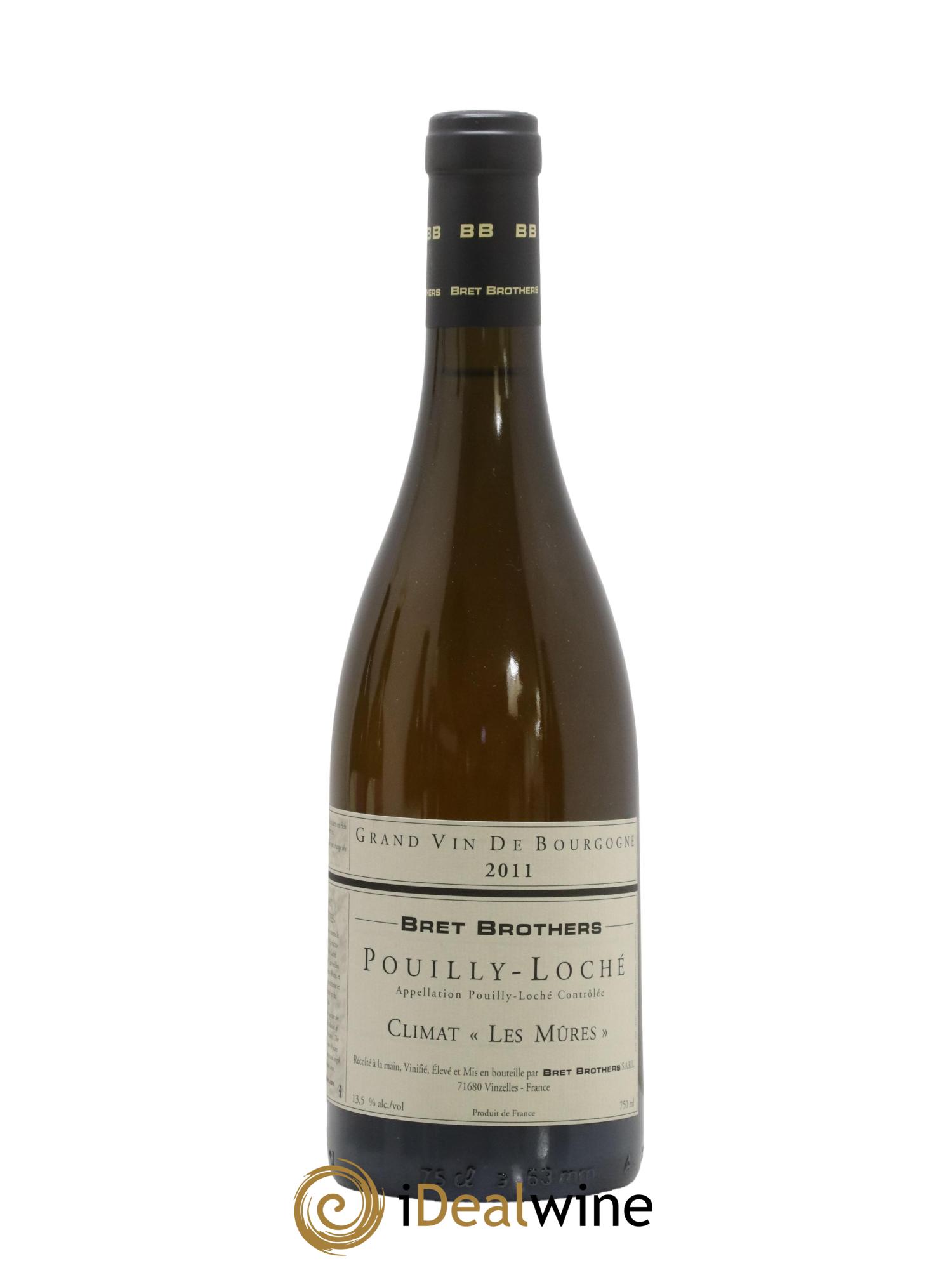 Pouilly-Loché Les Mures Bret Brothers 2011 - Lot of 1 bottle - 0