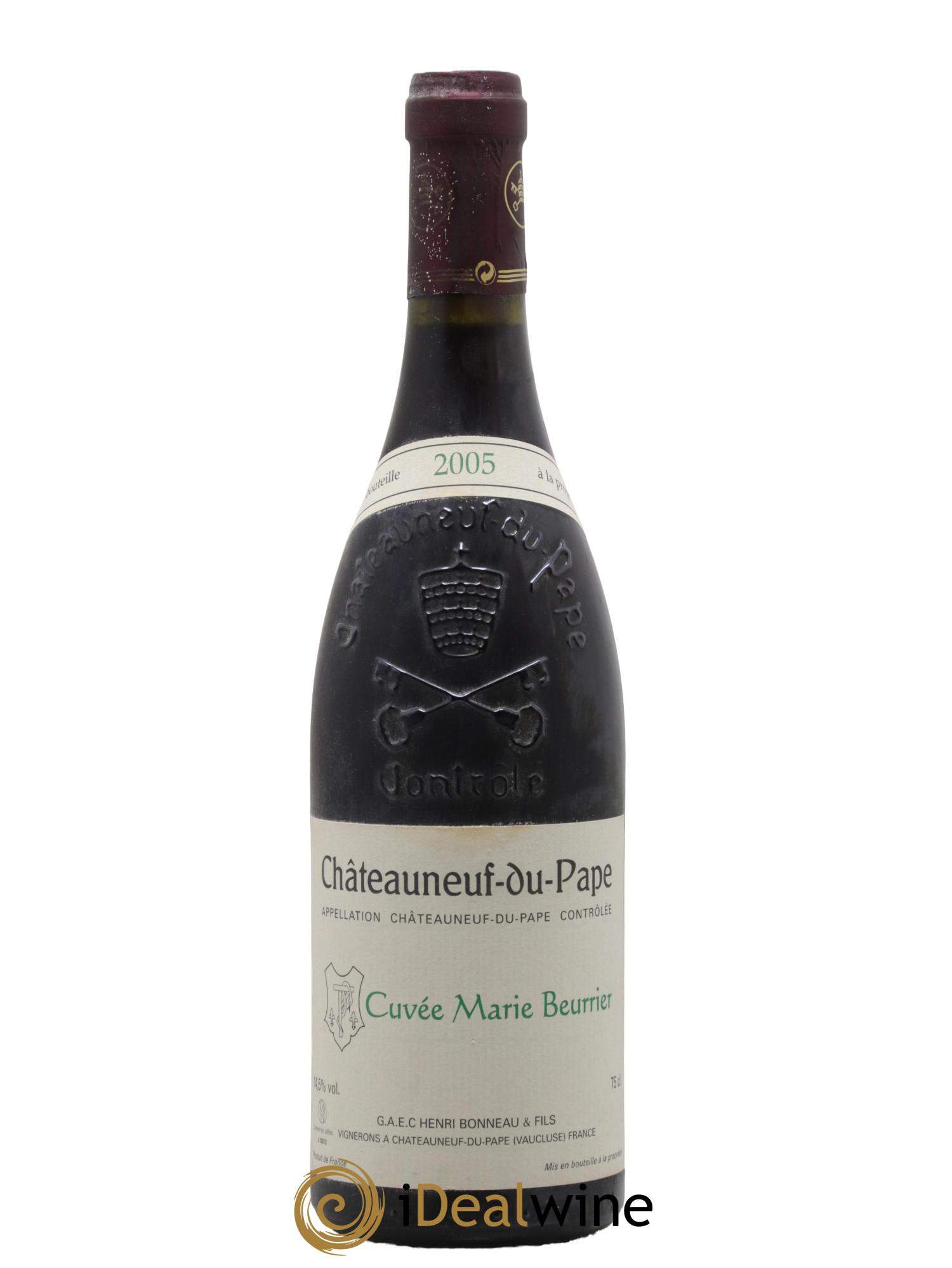 Châteauneuf-du-Pape Marie Beurrier Henri Bonneau & Fils 2005 - Lotto di 1 bottiglia - 0