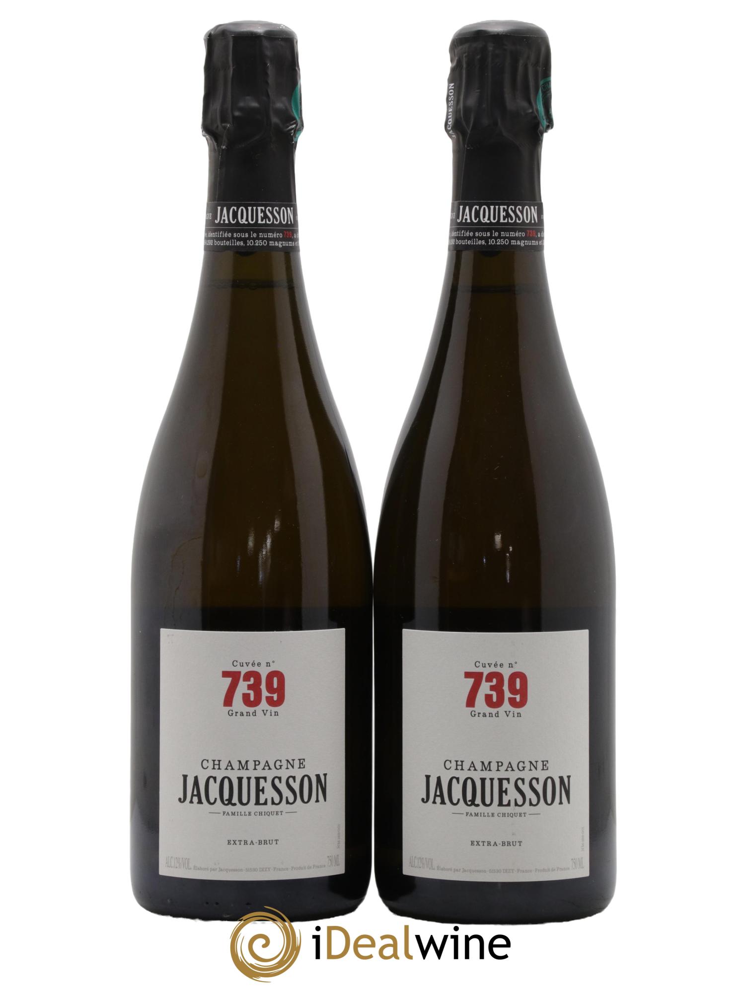 Cuvée 739 Jacquesson - Lotto di 2 bottiglie - 0