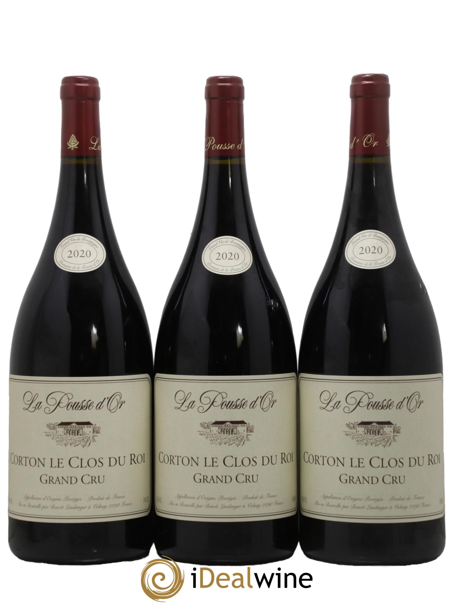 Corton Grand Cru Clos du Roi La Pousse d'Or (Domaine de) 2020 - Lot de 3 magnums - 0