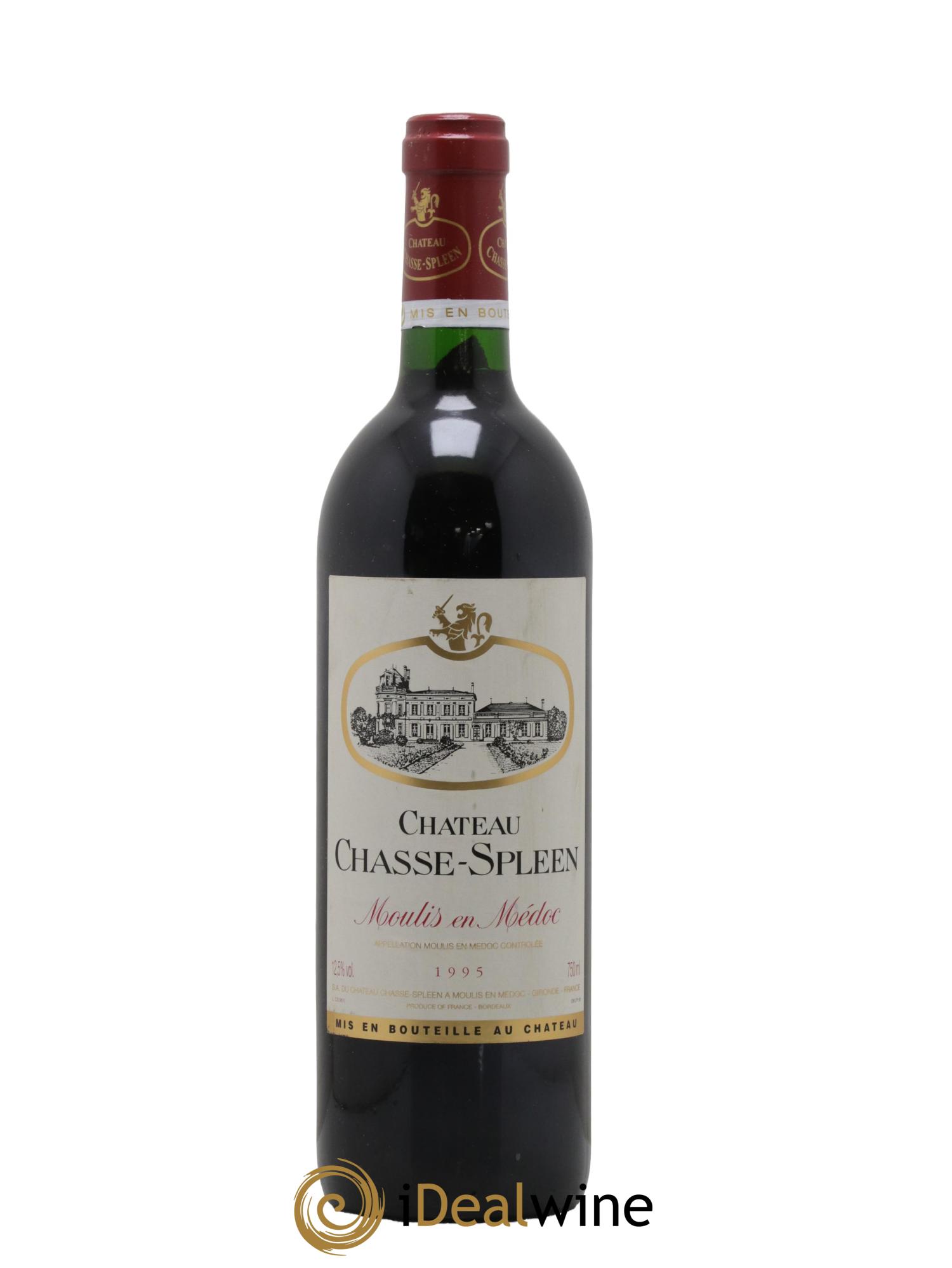 Château Chasse Spleen 1995 - Lot de 1 bouteille - 0