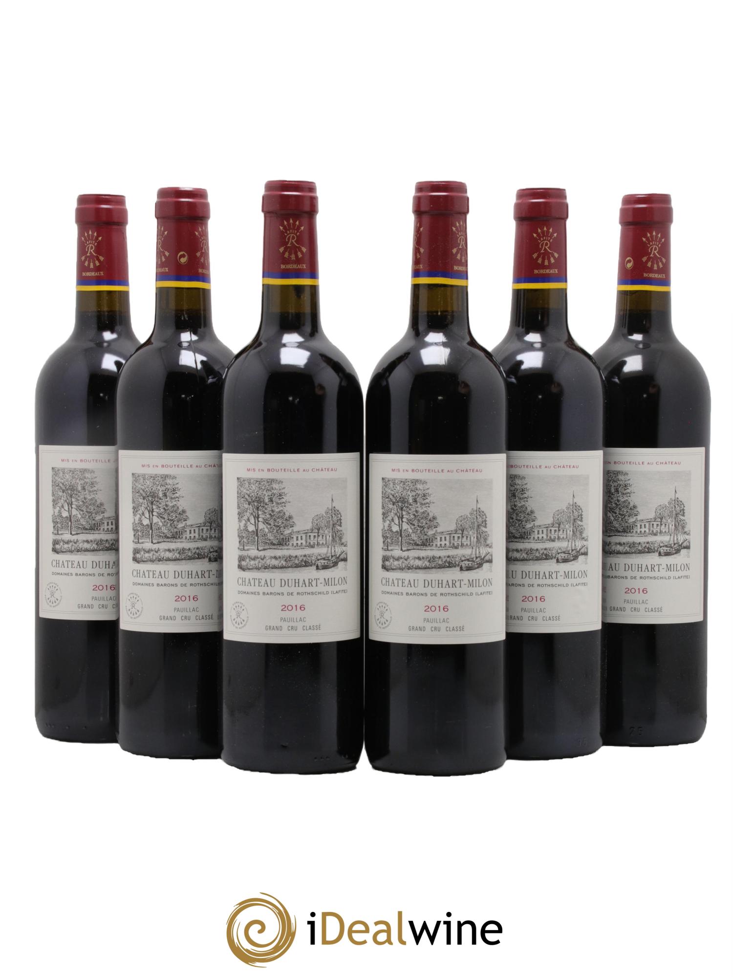 Château Duhart-Milon 4ème Grand Cru Classé 2016 - Lot of 6 bottles - 0