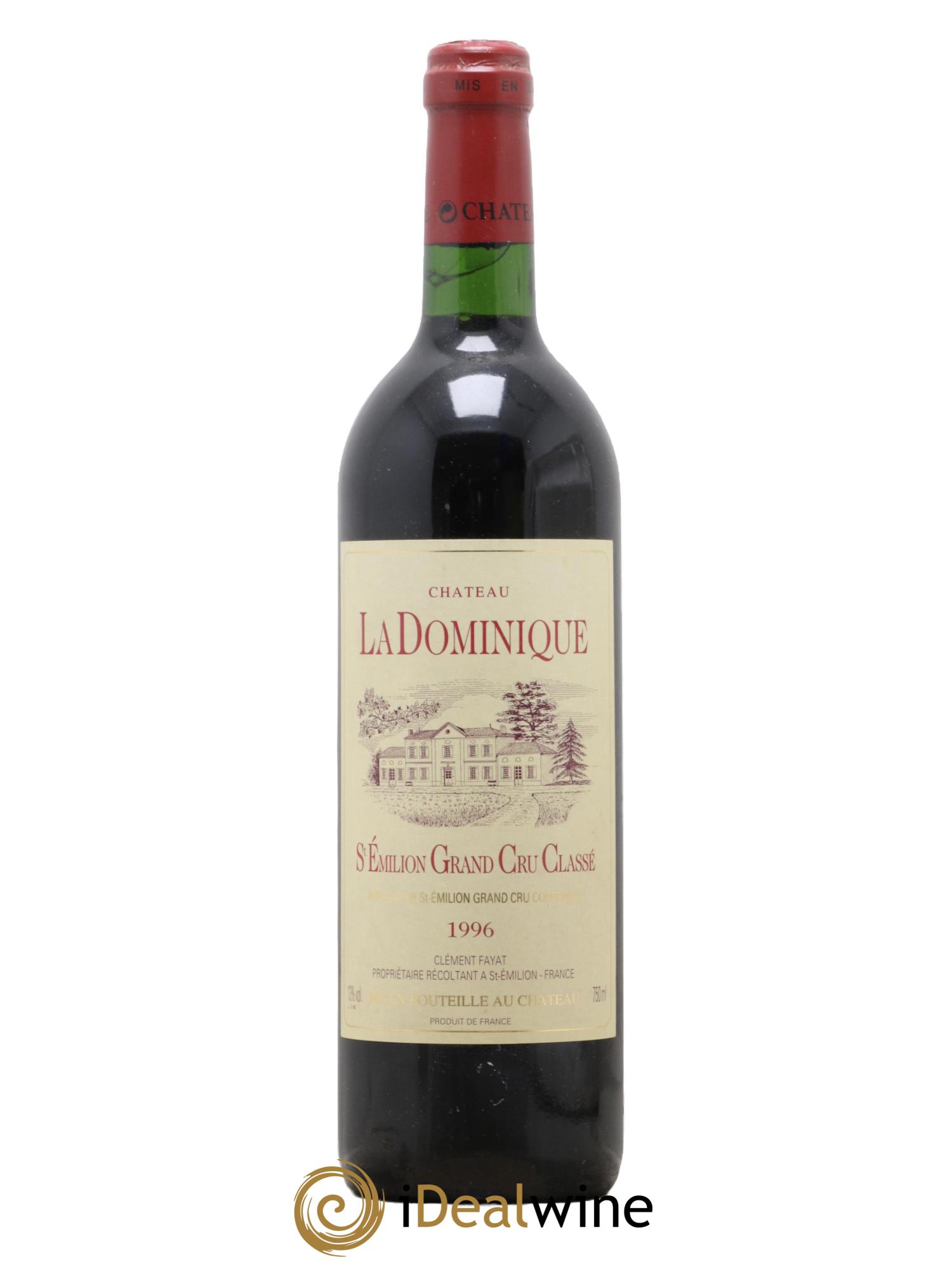 Château la Dominique Grand Cru Classé 1996 - Lotto di 1 bottiglia - 0