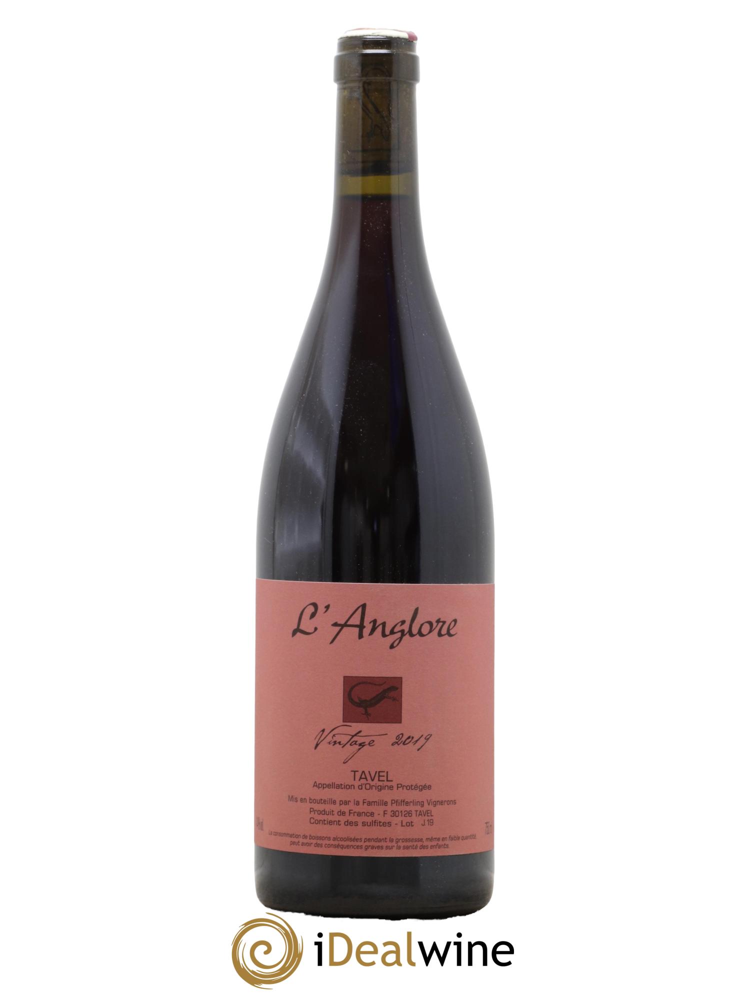 Tavel Vintage L'Anglore 2019 - Lot de 1 bouteille - 0