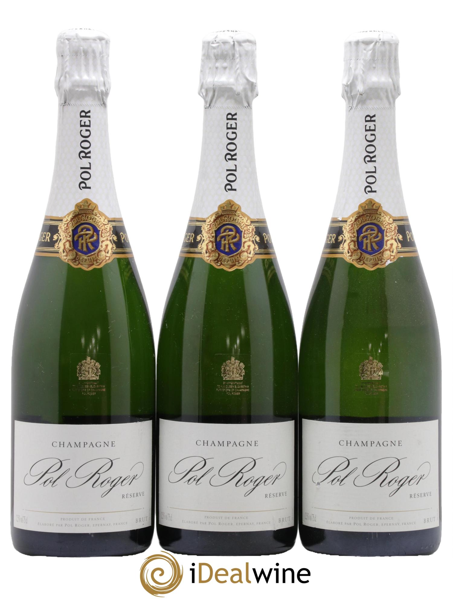 Brut Réserve Pol Roger - Lot de 3 bouteilles - 0