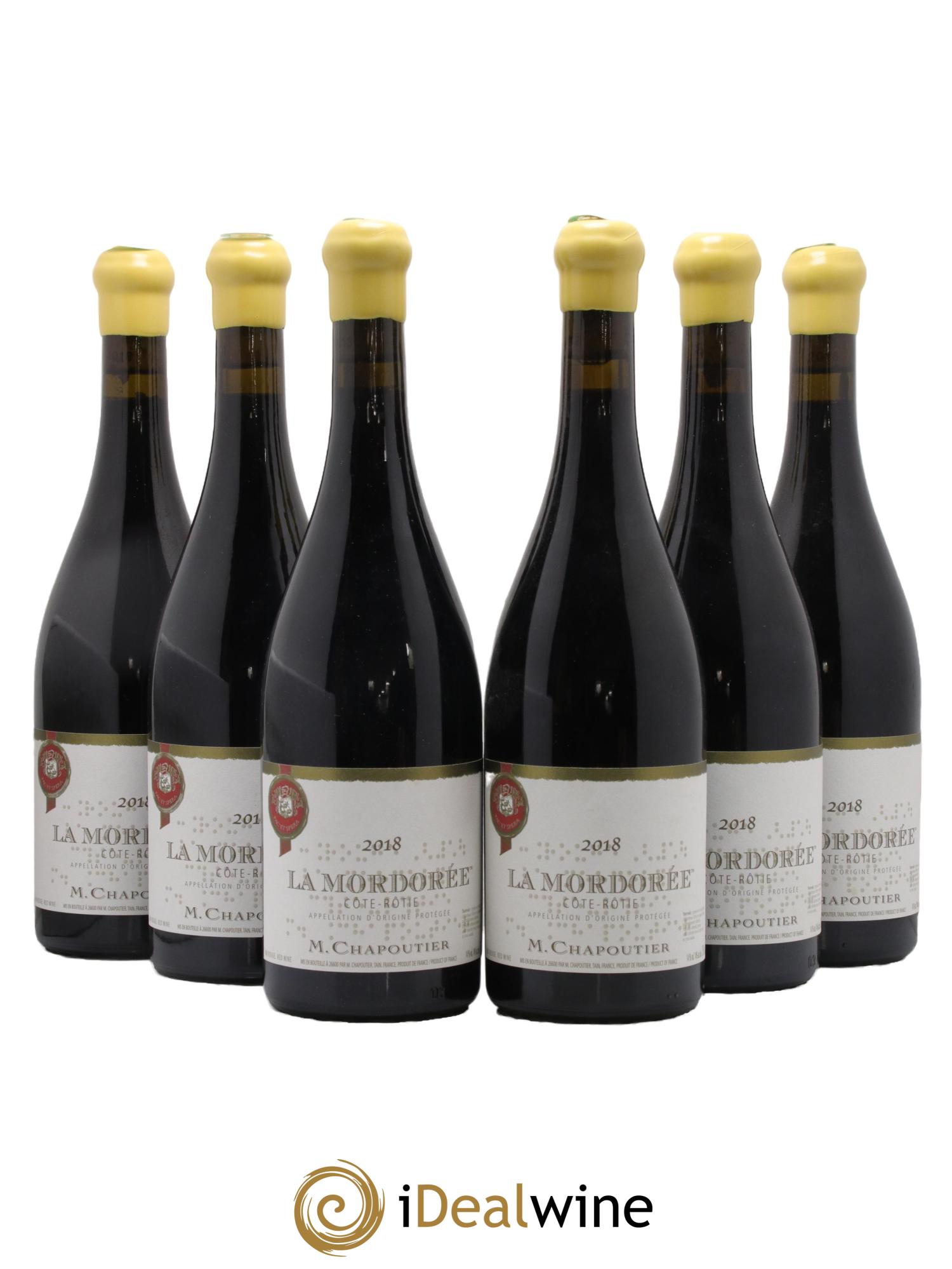 Côte-Rôtie La Mordorée Chapoutier 2018 - Lot de 6 bouteilles - 0