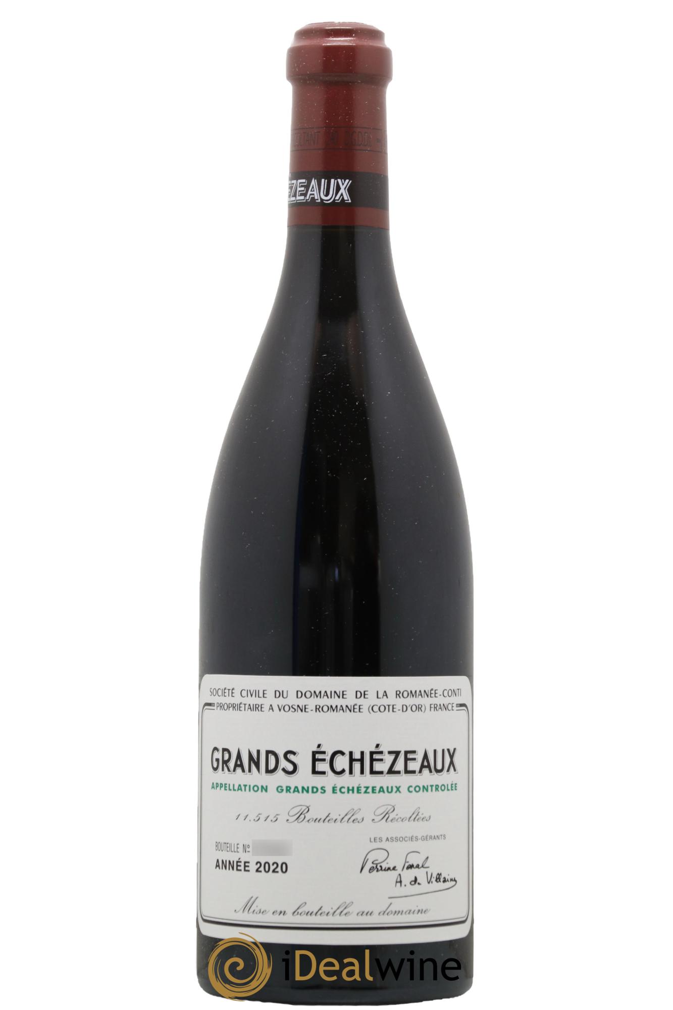 Grands-Echezeaux Grand Cru Domaine de la Romanée-Conti 2020 - Lot de 1 bouteille - 0