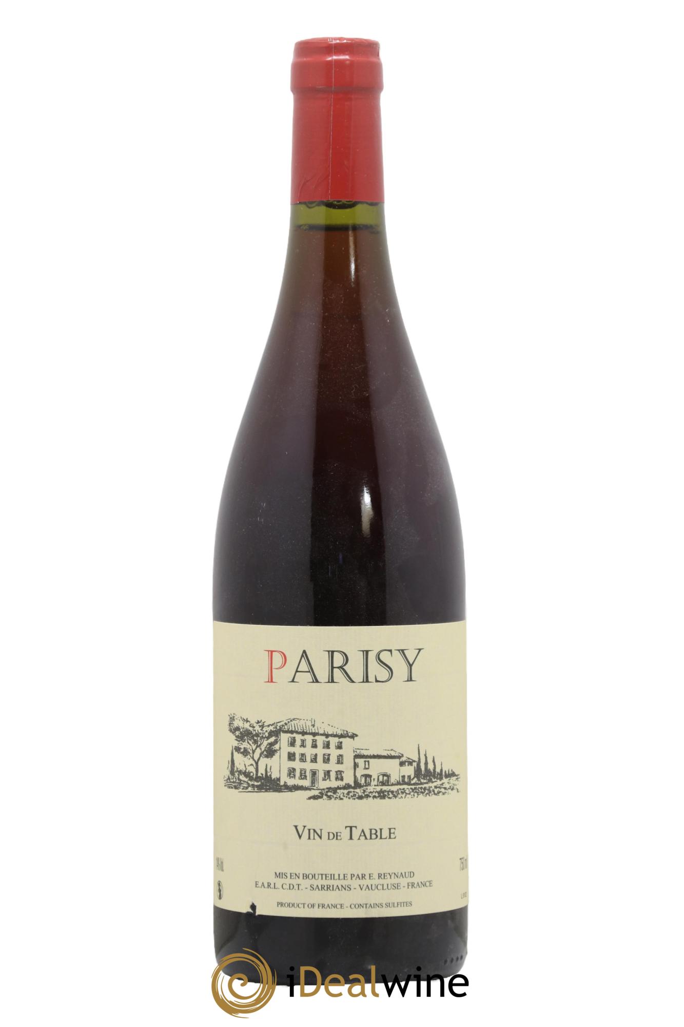 Vin de Table Parisy  Emmanuel Reynaud - Lot de 1 bouteille - 0