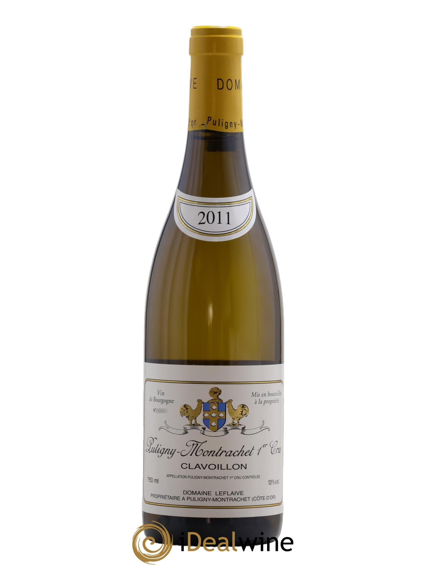 Puligny-Montrachet 1er Cru Clavoillon Leflaive (Domaine) 2011 - Lot of 1 bottle - 0