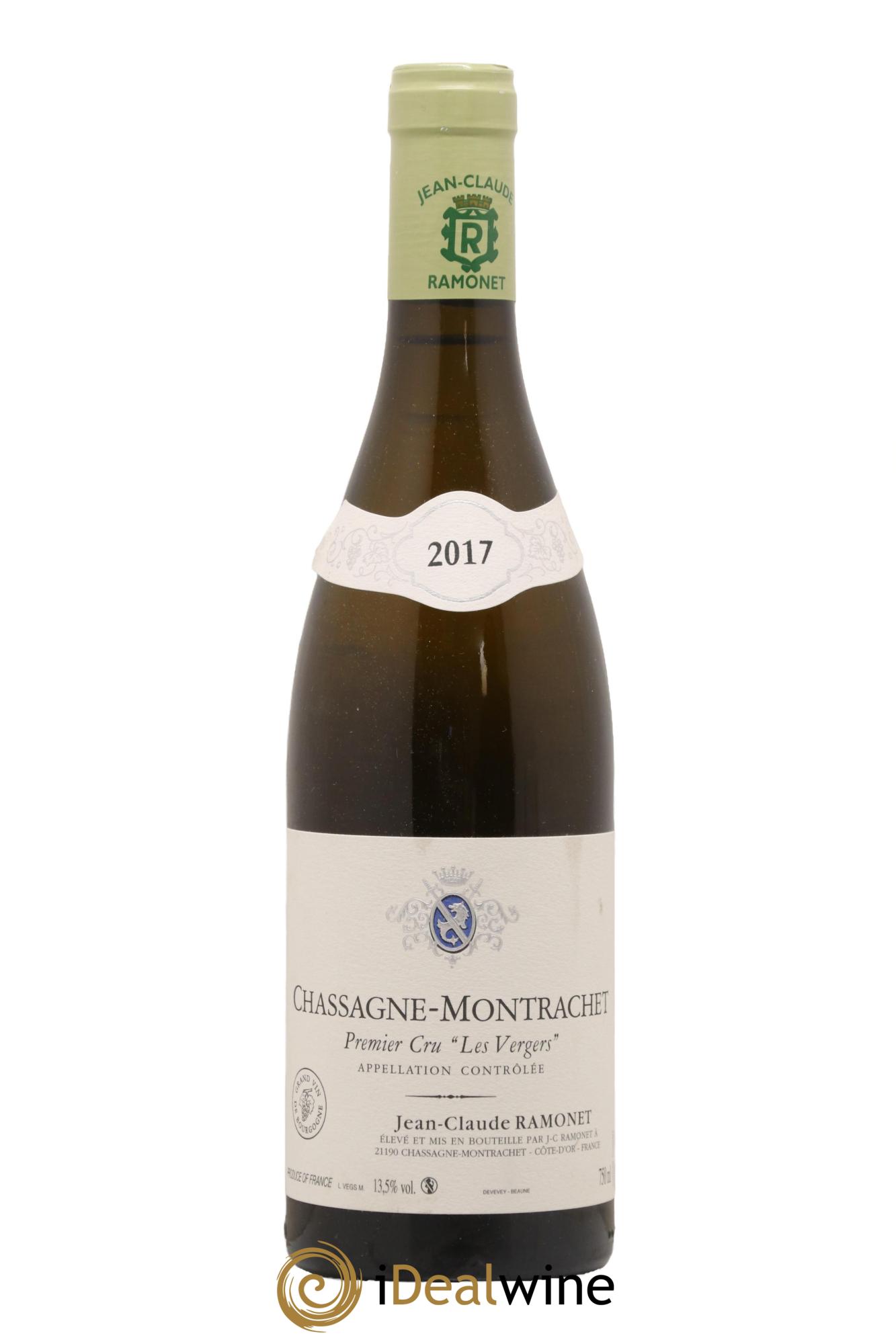 Chassagne-Montrachet 1er Cru Les Vergers Ramonet (Domaine) 2017 - Posten von 1 Flasche - 0