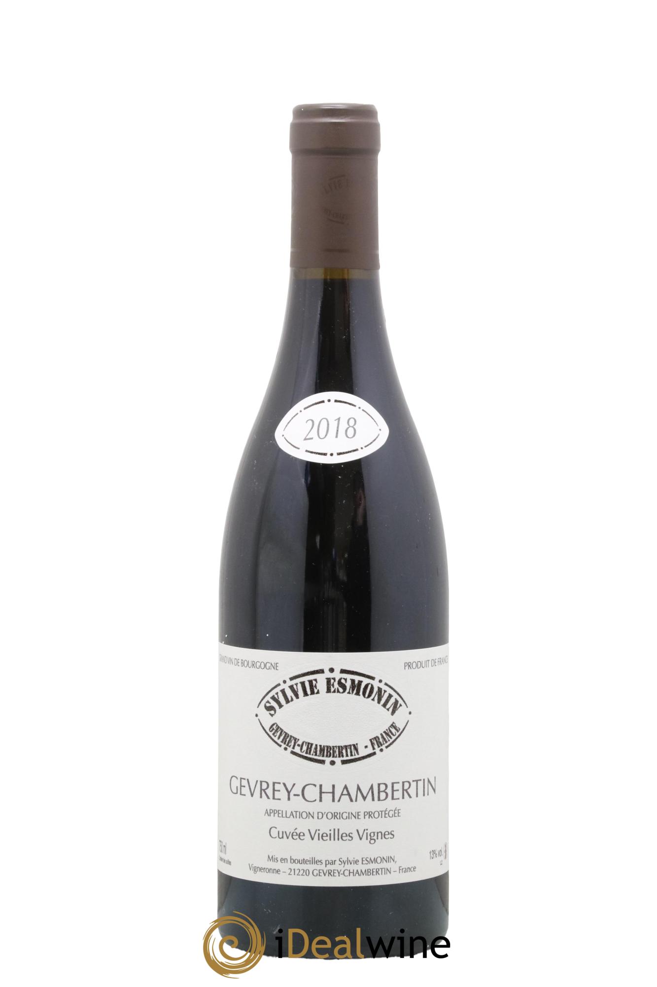 Gevrey-Chambertin Vieilles Vignes Sylvie Esmonin 2018 - Posten von 1 Flasche - 0