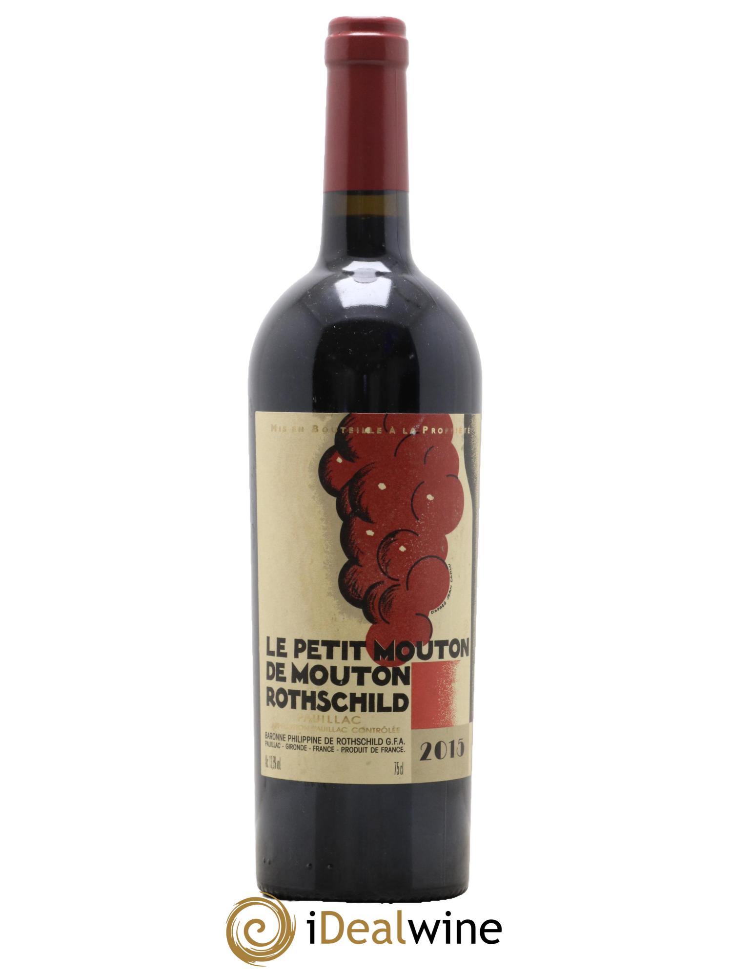 Petit Mouton Second Vin  2015 - Lotto di 1 bottiglia - 0