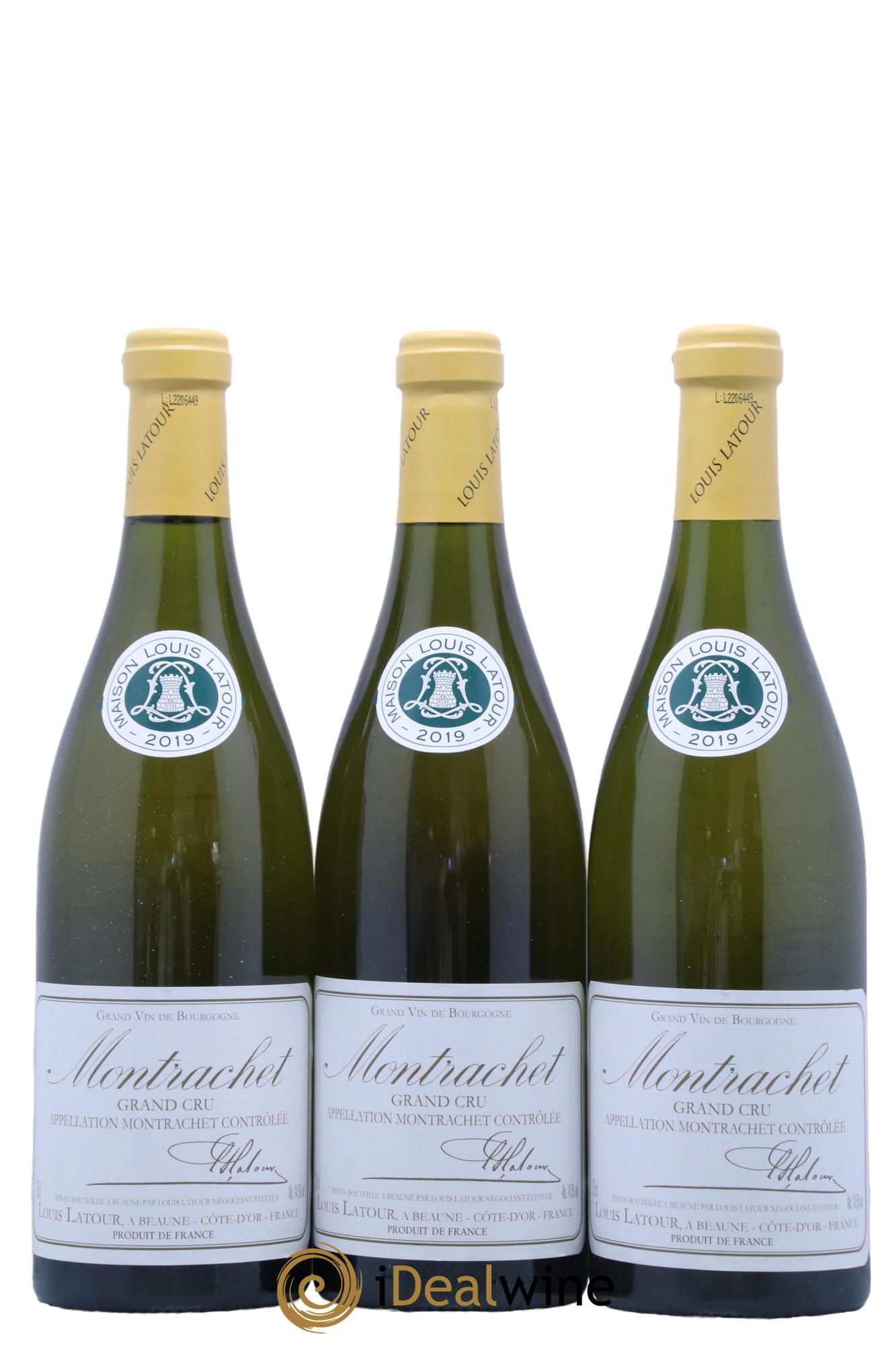 Montrachet Grand Cru Louis Latour 2019 - Lot of 6 bottles - 3