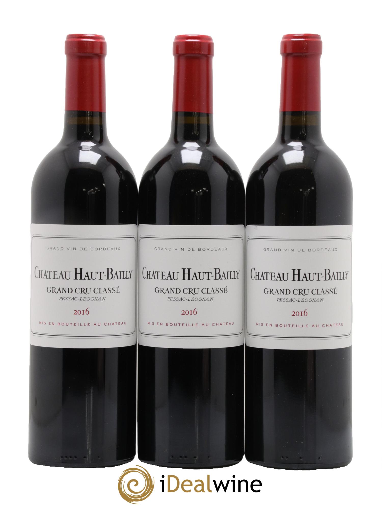 Château Haut-Bailly Cru Classé de Graves 2016 - Lot de 12 bouteilles - 1