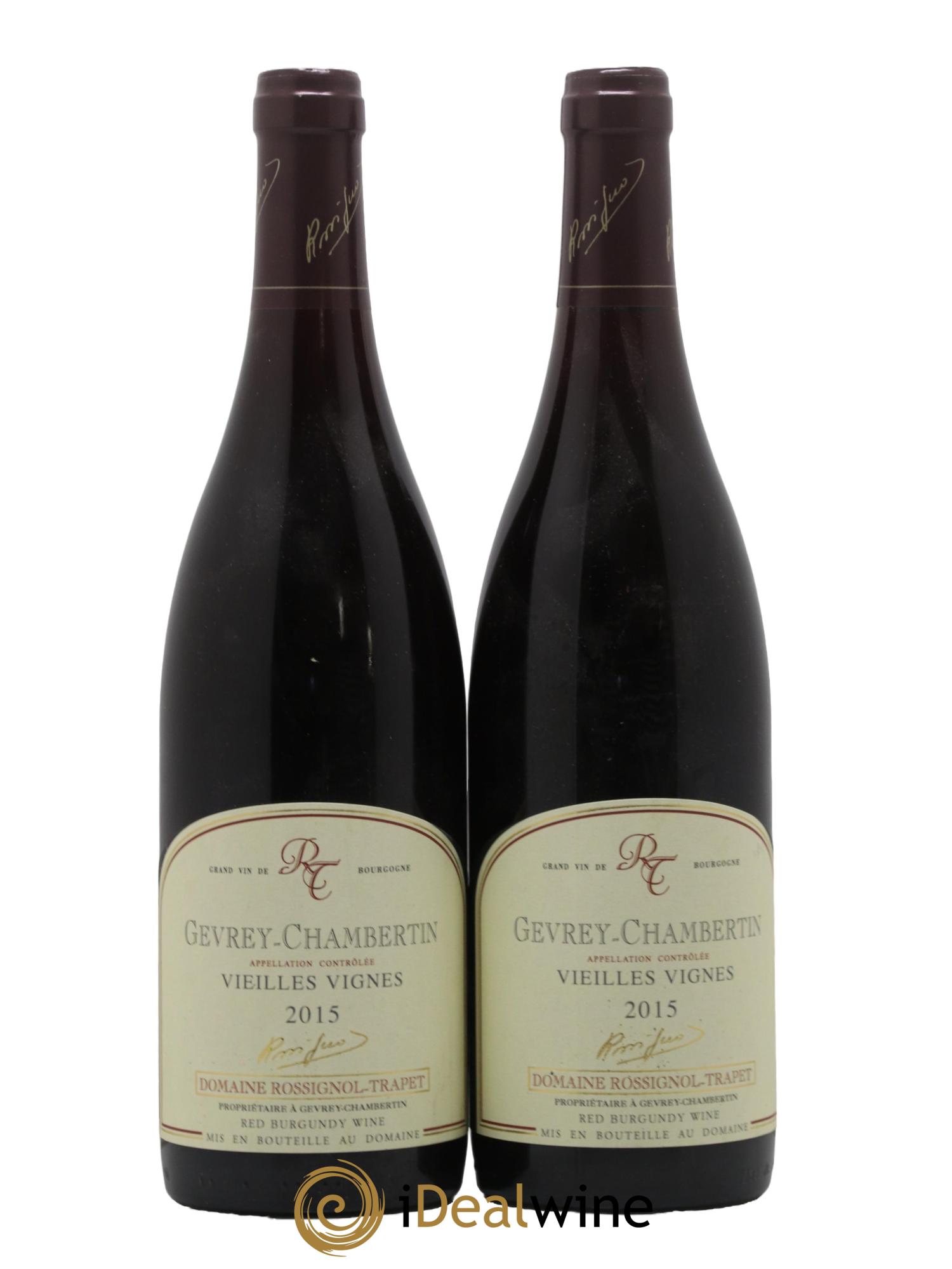 Gevrey-Chambertin Vieilles vignes Rossignol-Trapet (Domaine) 2015 - Lot de 2 bouteilles - 0