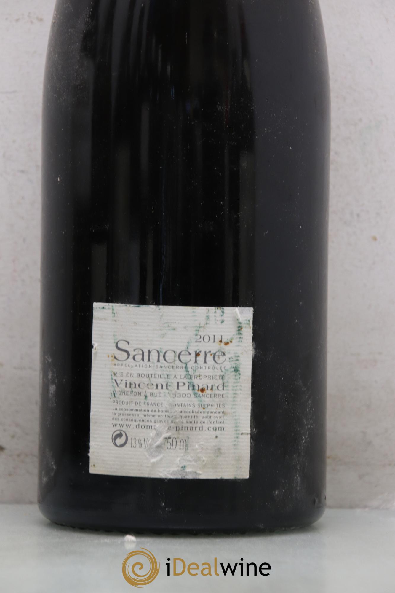 Sancerre Vendanges Entières Vincent Pinard 2011 - Lot de 1 bouteille - 2