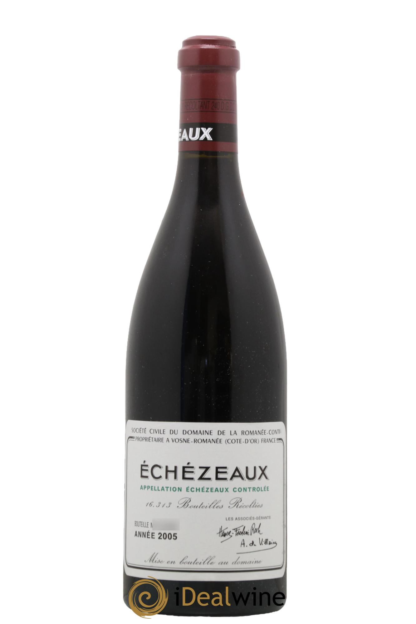 Echezeaux Grand Cru Domaine de la Romanée-Conti 2005 - Lot de 1 bouteille - 0