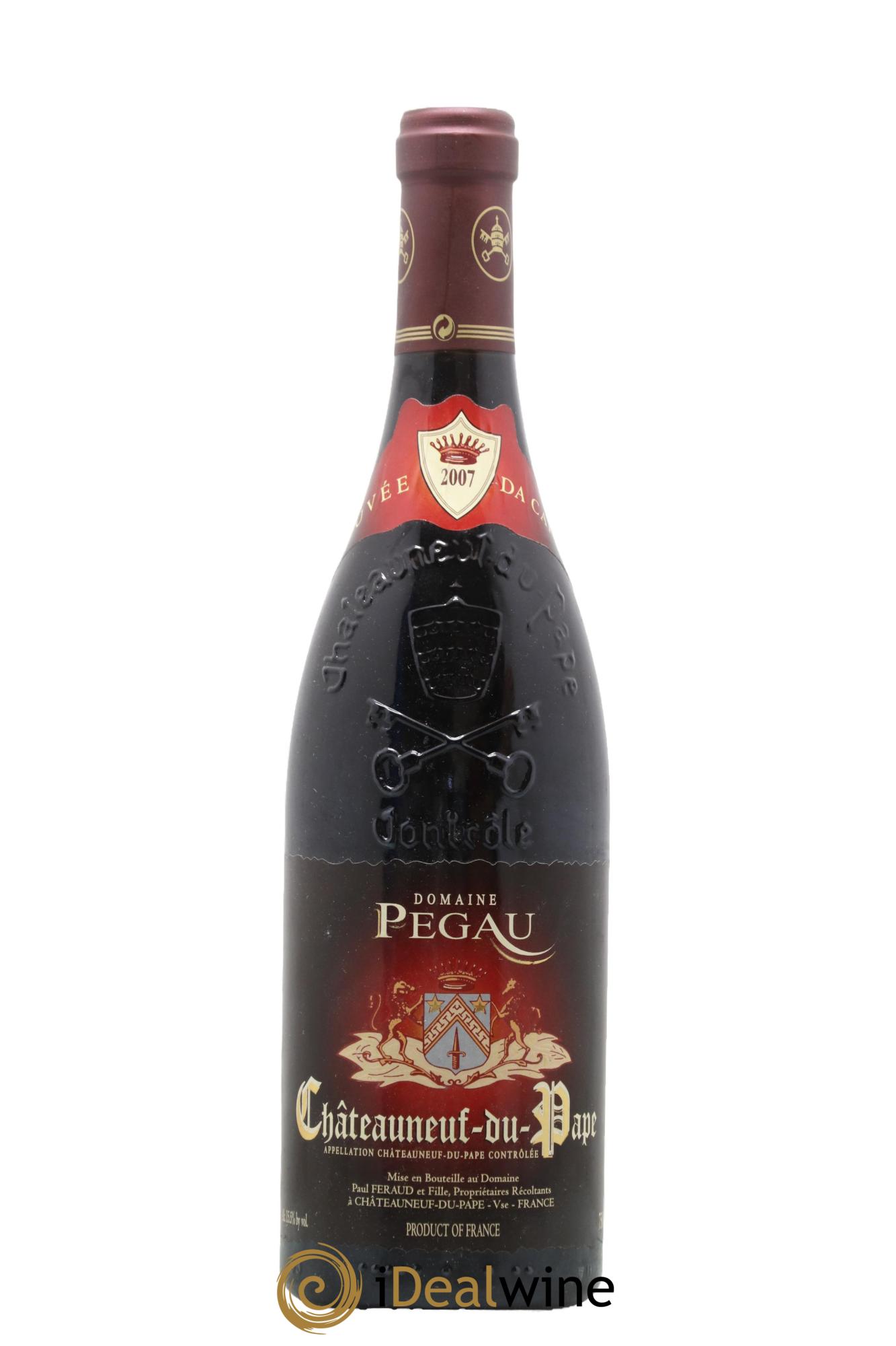 Châteauneuf-du-Pape Domaine du Pégau Cuvée Da Capo Paul et Laurence Féraud 2007 - Lot de 1 bouteille - 0