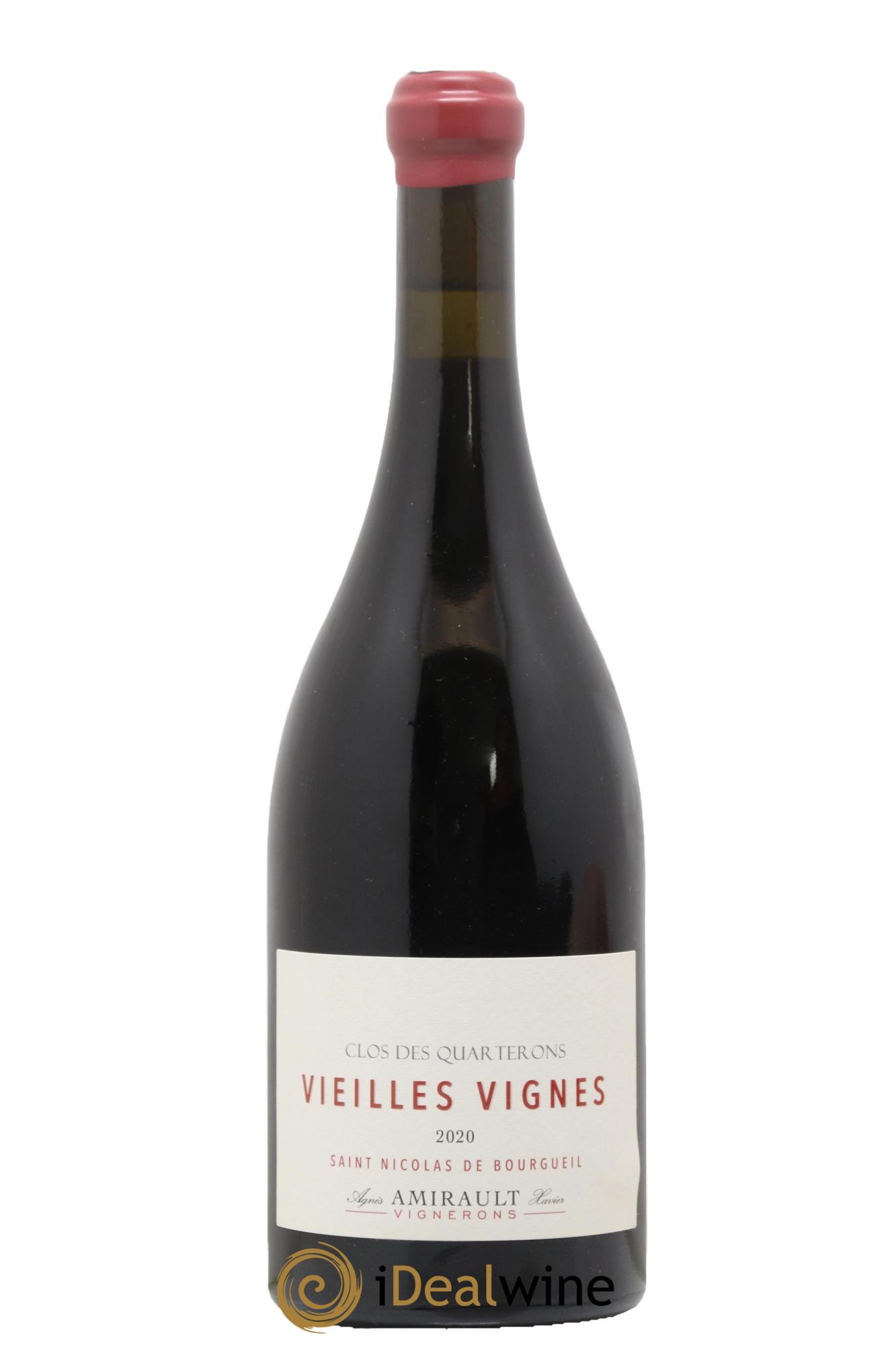 Saint-Nicolas de Bourgueil Clos des Quarterons Vieilles Vignes Angnès et Xavier Amirault 2020 - Lot de 1 bouteille - 0