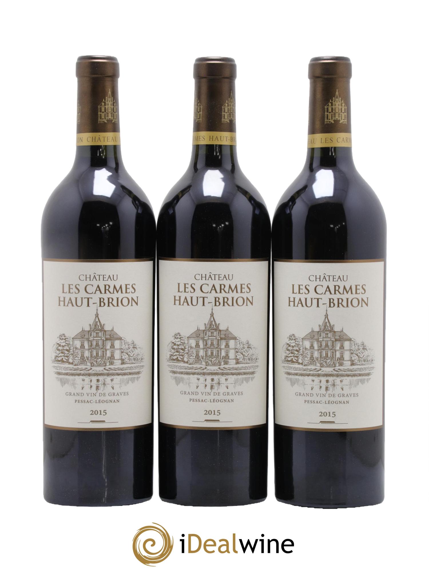 Château Les Carmes Haut-Brion 2015 - Lotto di 6 bottiglie - 1