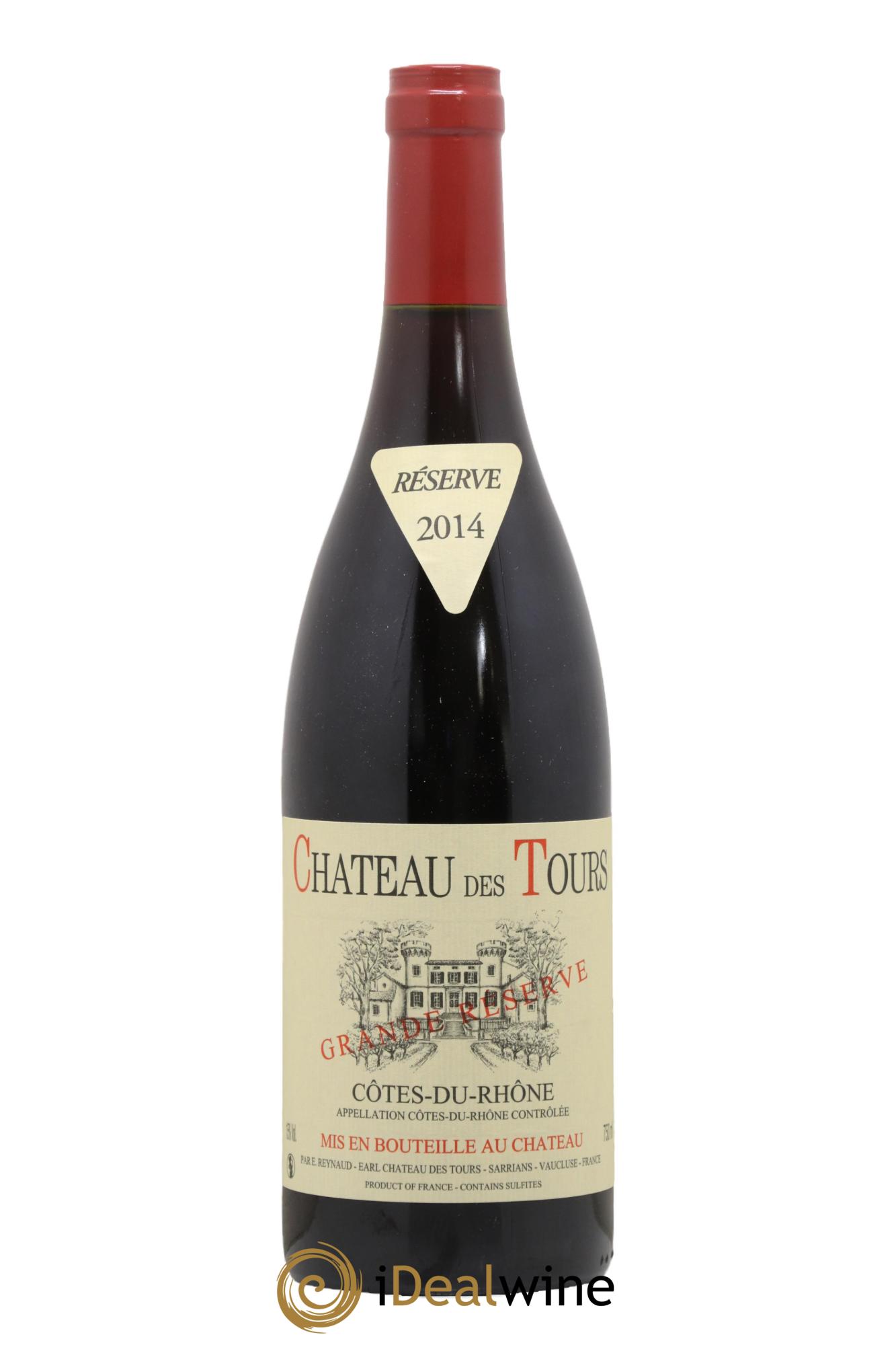 Côtes du Rhône Château des Tours Grande Réserve Emmanuel Reynaud 2014 - Posten von 1 Flasche - 0