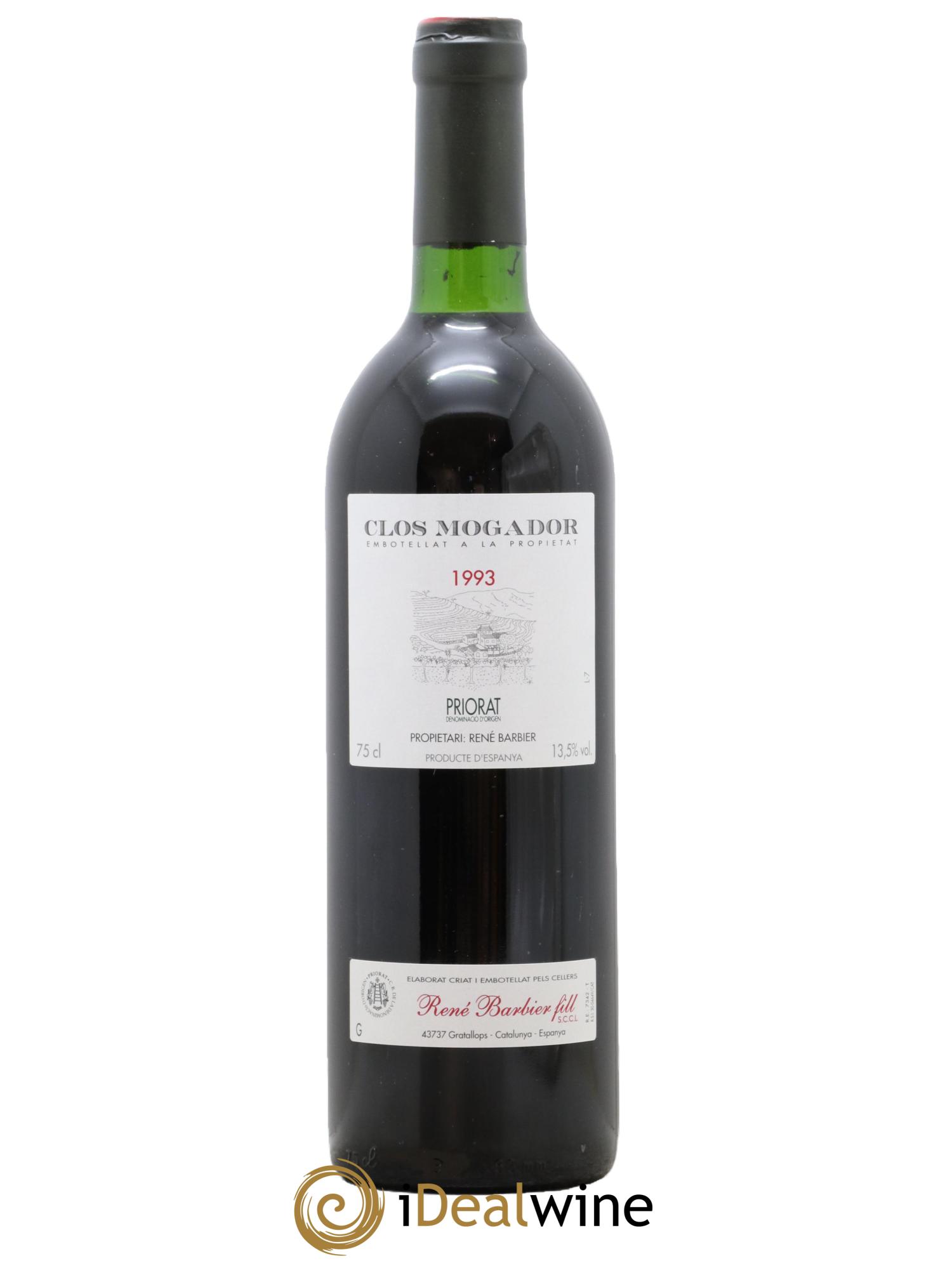 Priorat Clos Mogador DOCA René Barbier 1993 - Lot de 1 bouteille - 0