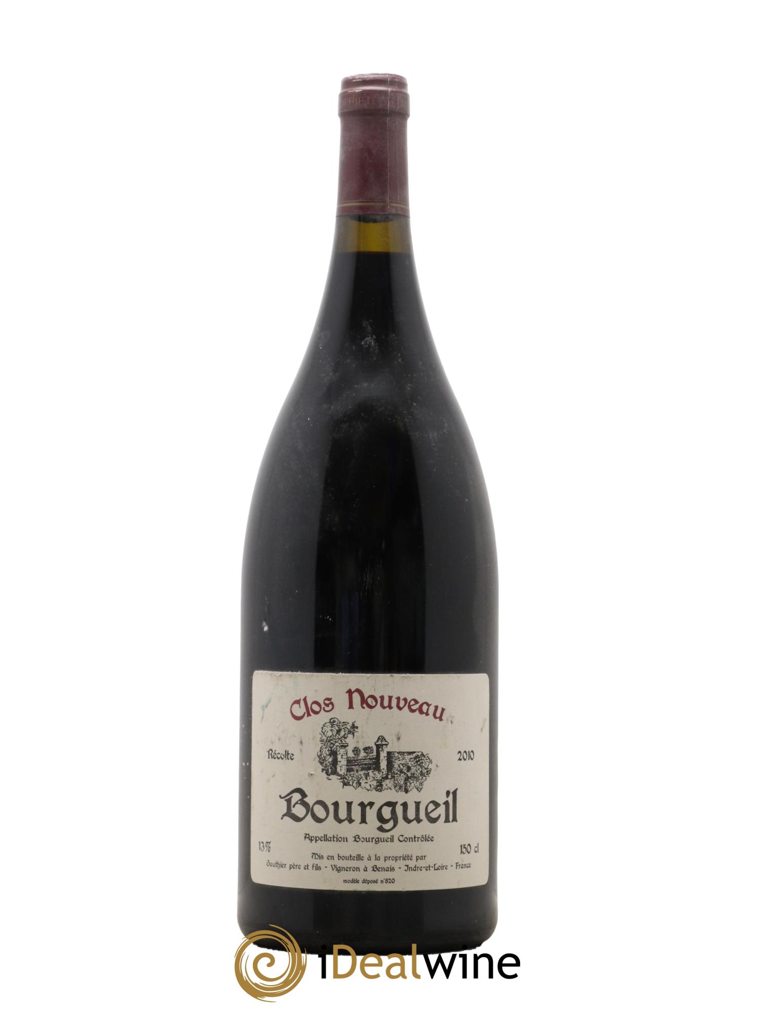 Bourgueil Clos Nouveau Domaine du Bel Air 2010 - Lot of 1 magnum - 0