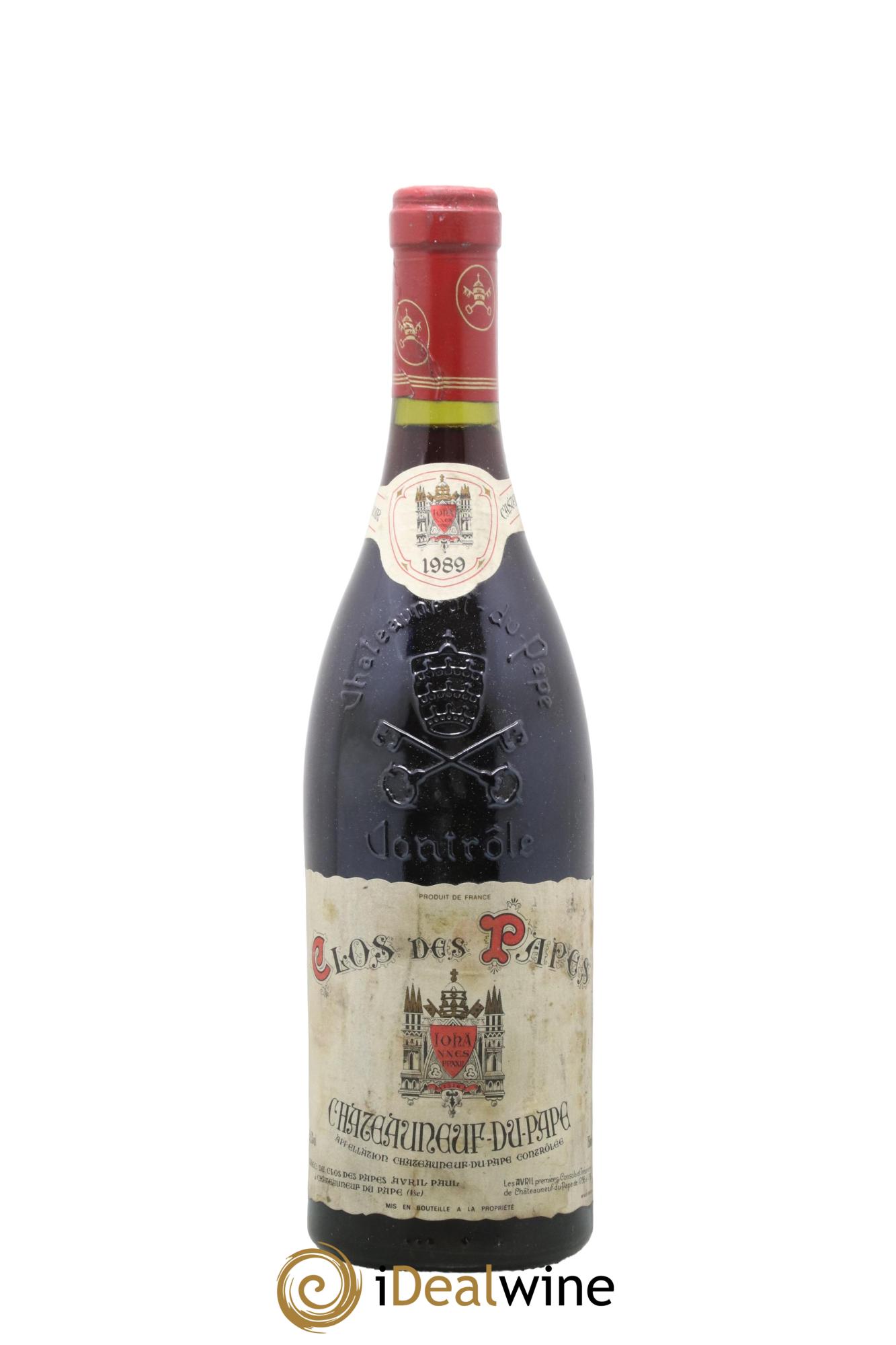 Châteauneuf-du-Pape Clos des Papes - Paul Avril 1989 - Lot of 1 bottle - 0