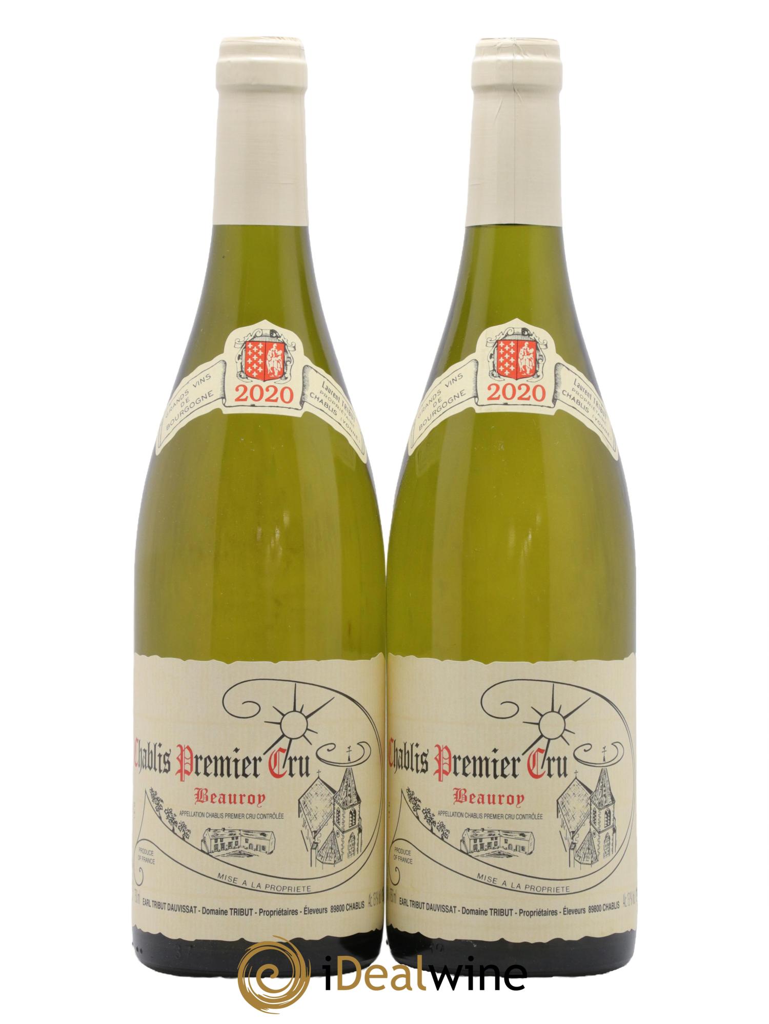 Chablis 1er Cru Beauroy Laurent Tribut 2020 - Lot de 2 bouteilles - 0