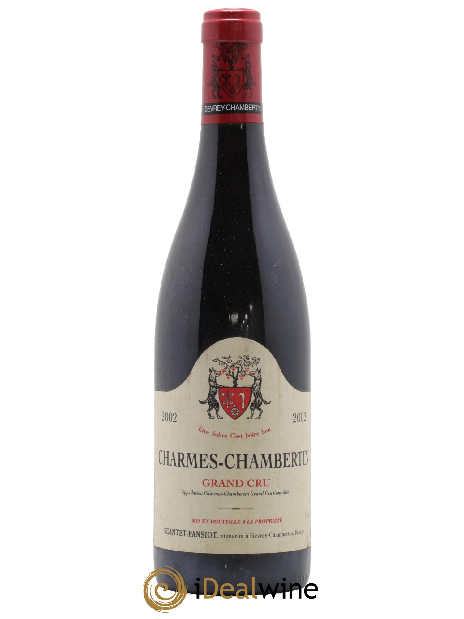 Charmes-Chambertin Grand Cru Geantet-Pansiot 2002 - Lotto di 1 bottiglia - 0