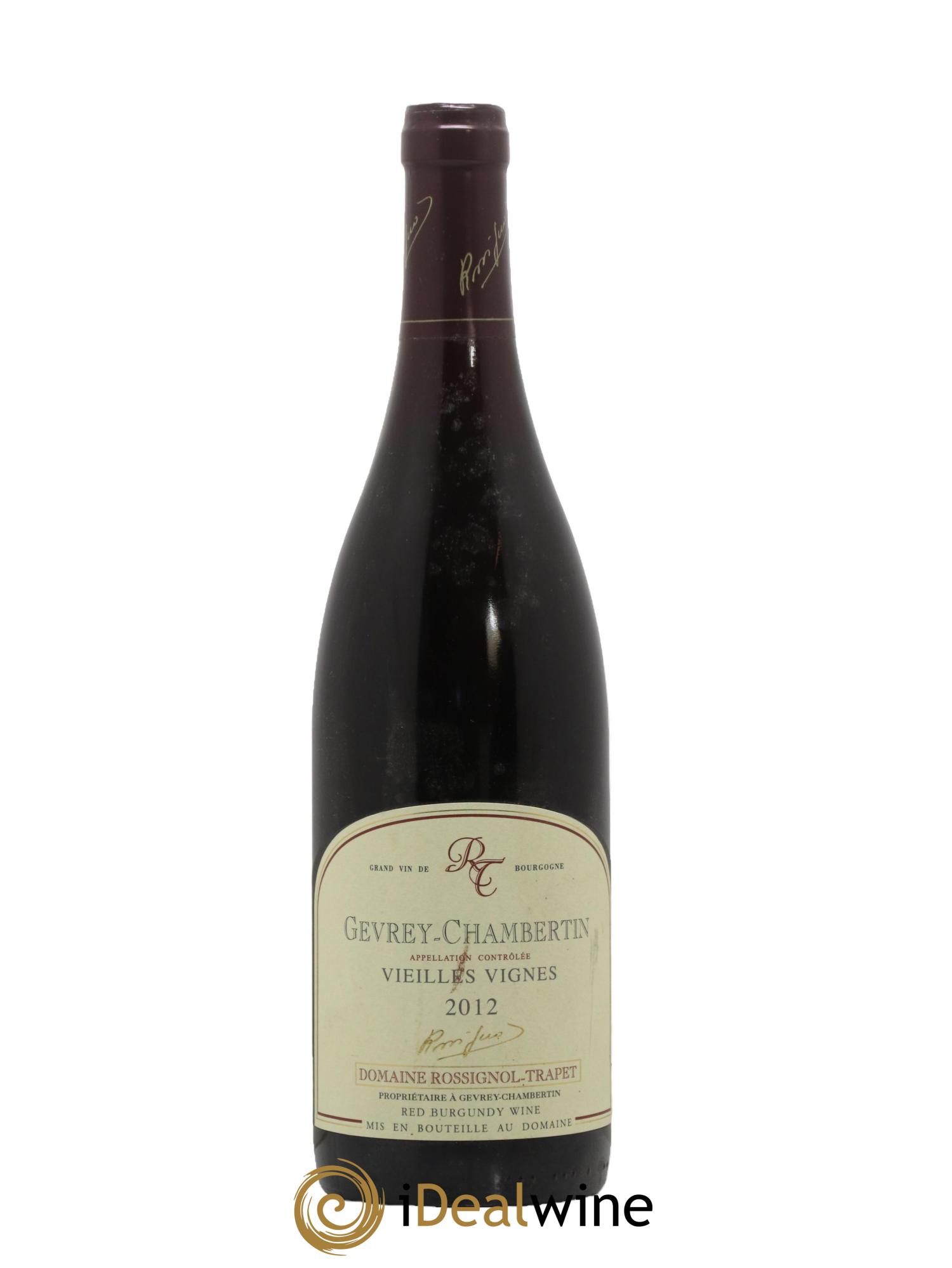 Gevrey-Chambertin Vieilles vignes Rossignol-Trapet (Domaine) 2012 - Lot de 1 bouteille - 0