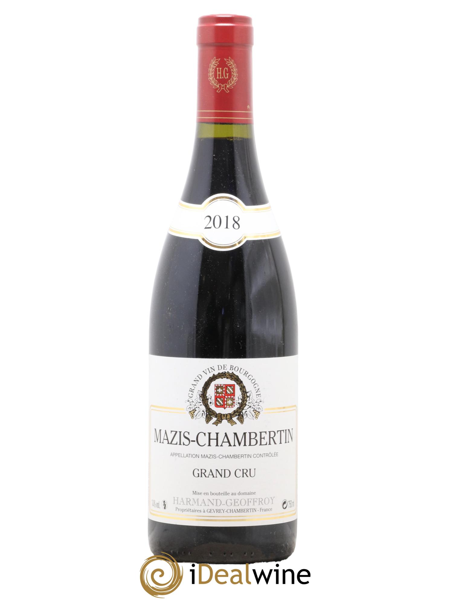 Mazis-Chambertin Grand Cru Harmand-Geoffroy (Domaine) 2018 - Lot of 1 bottle - 0