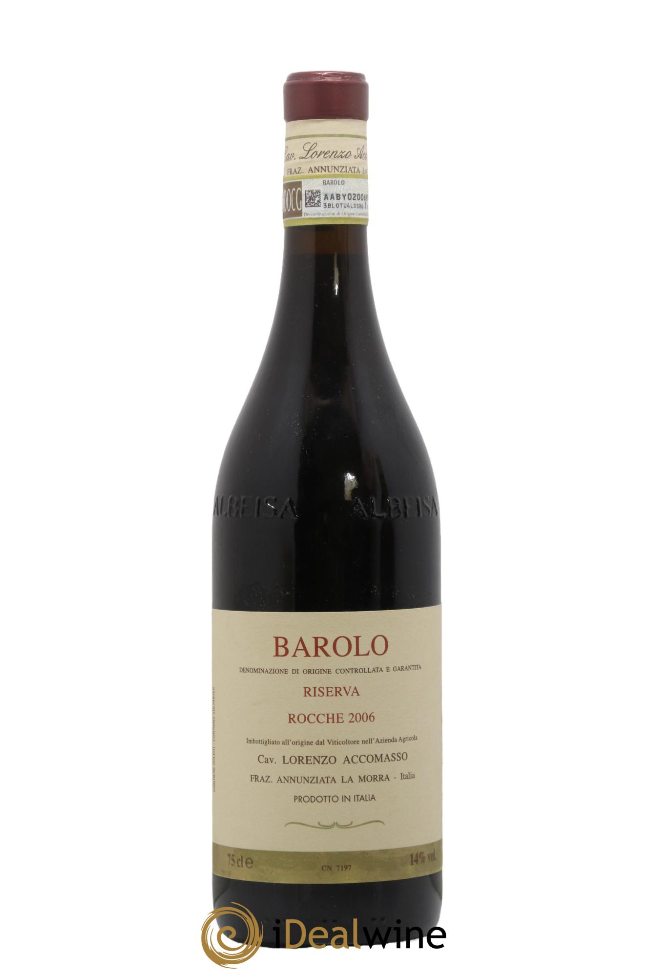 Barolo DOCG Riserva Rocche Accomasso 2006 - Lotto di 1 bottiglia - 0