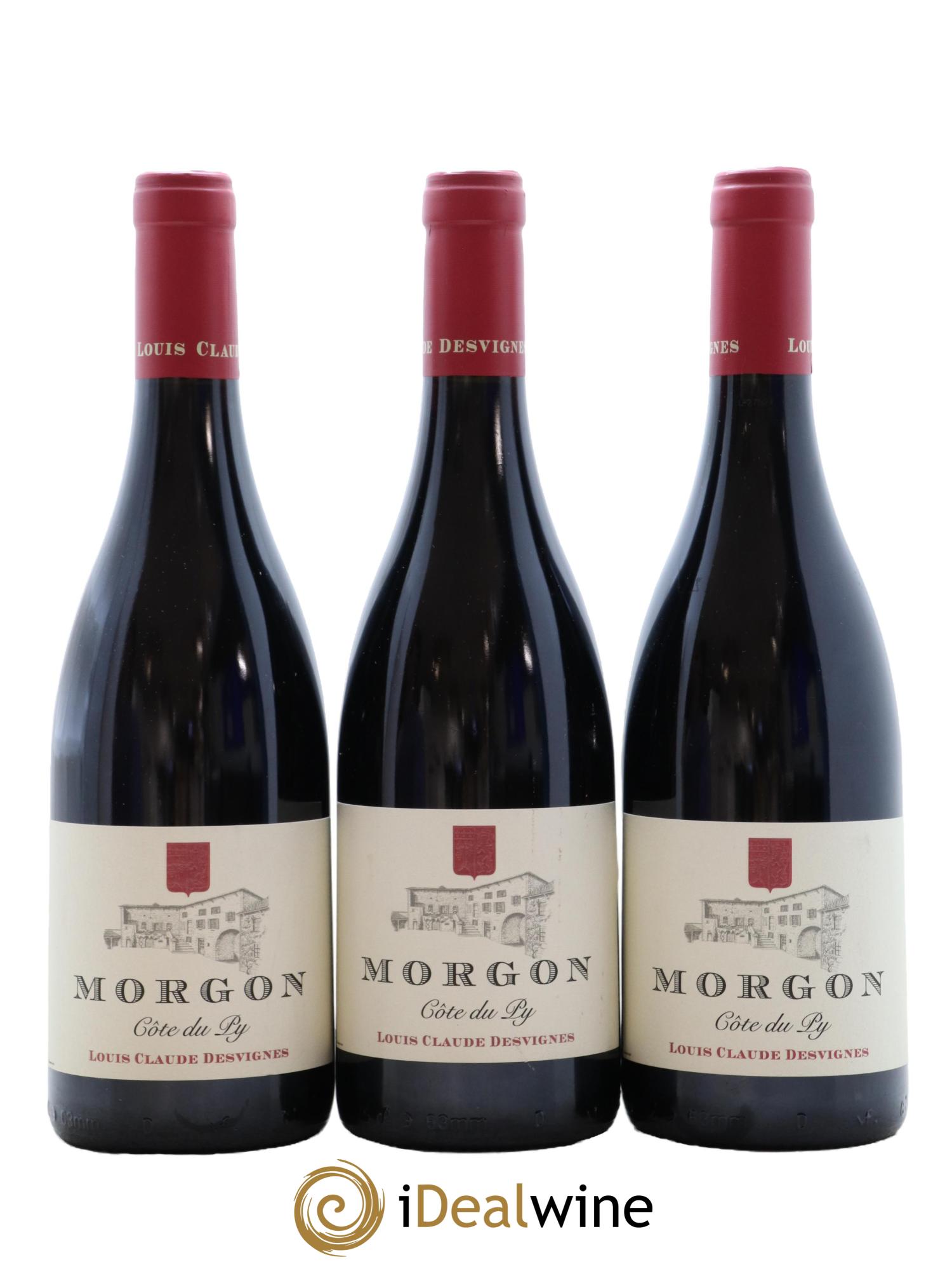 Morgon Côte du Py Louis-Claude Desvignes 2020 - Lot of 3 bottles - 0