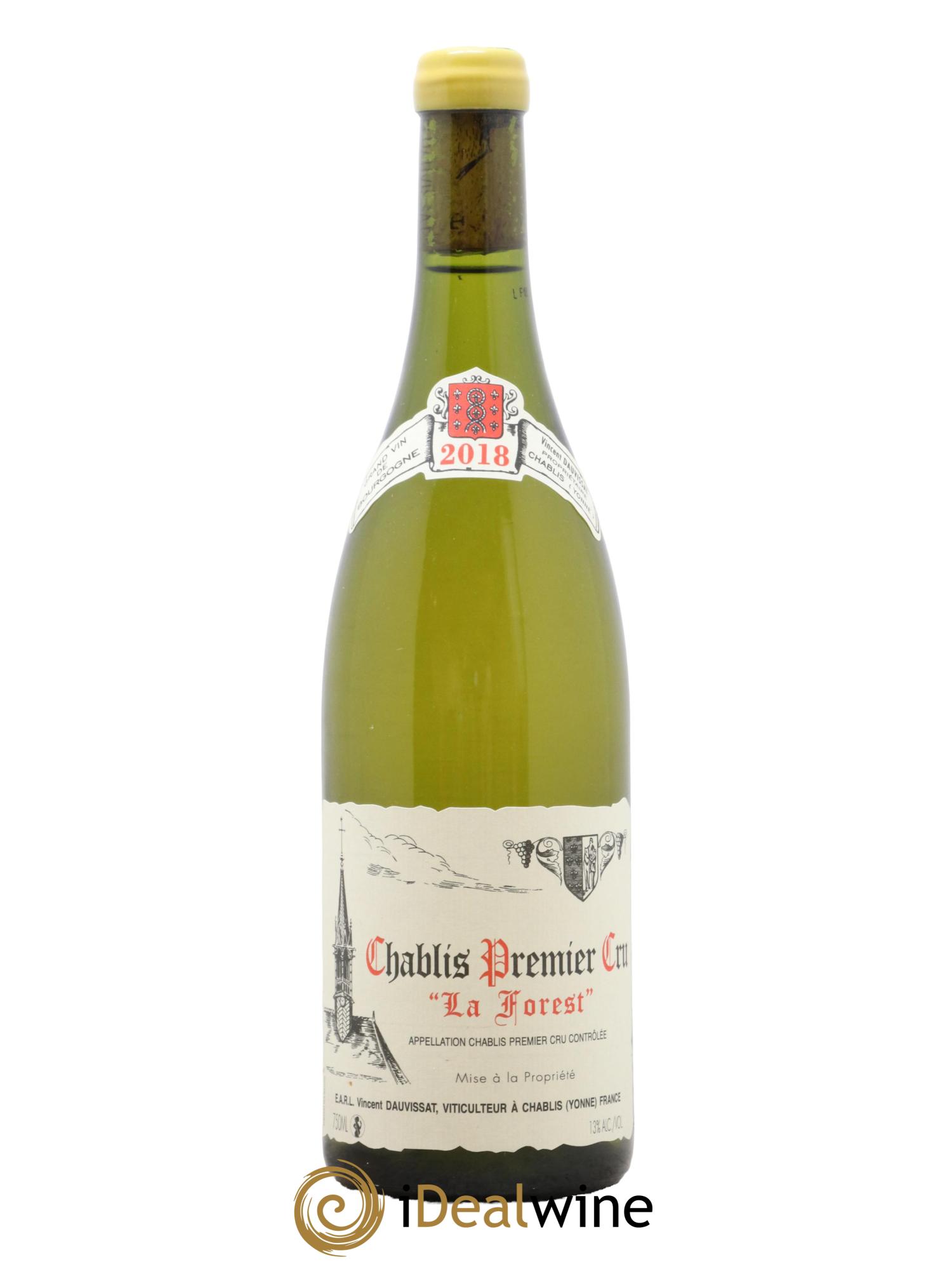 Chablis 1er Cru La Forest Vincent Dauvissat (Domaine) 2018 - Lotto di 1 bottiglia - 0