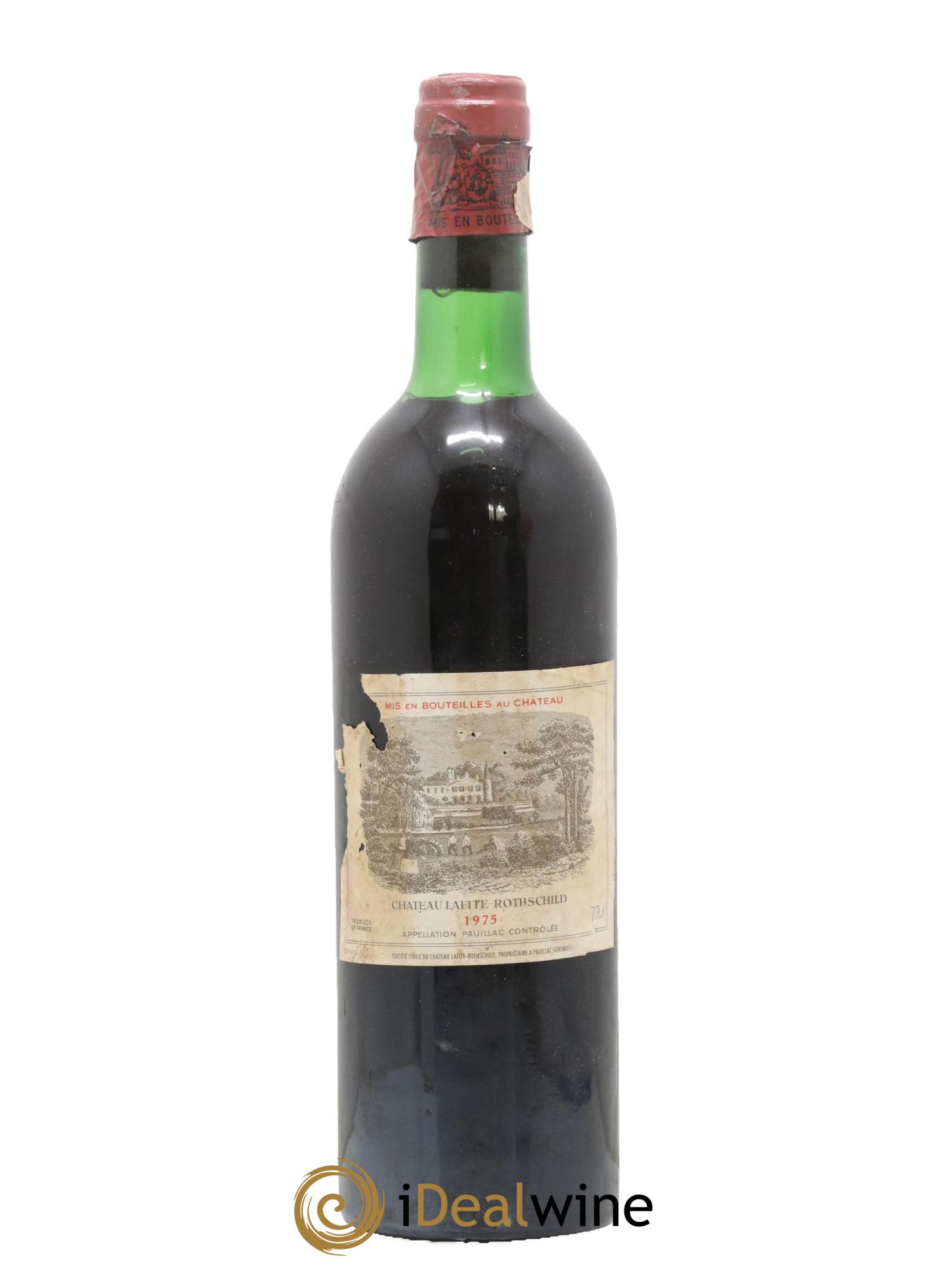 Château Lafite Rothschild 1er Grand Cru Classé 1975 - Lot de 1 bouteille - 0