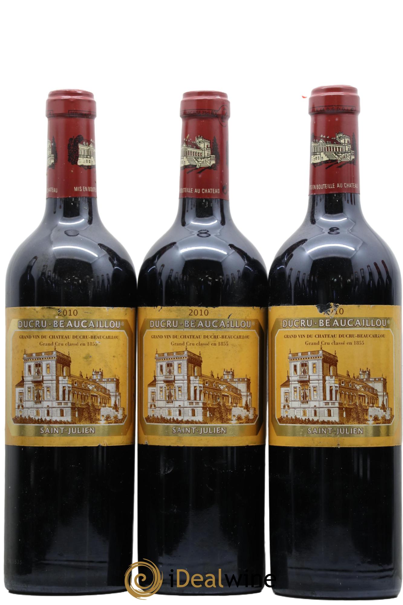 Château Ducru Beaucaillou 2ème Grand Cru Classé 2010 - Lot of 3 bottles - 0