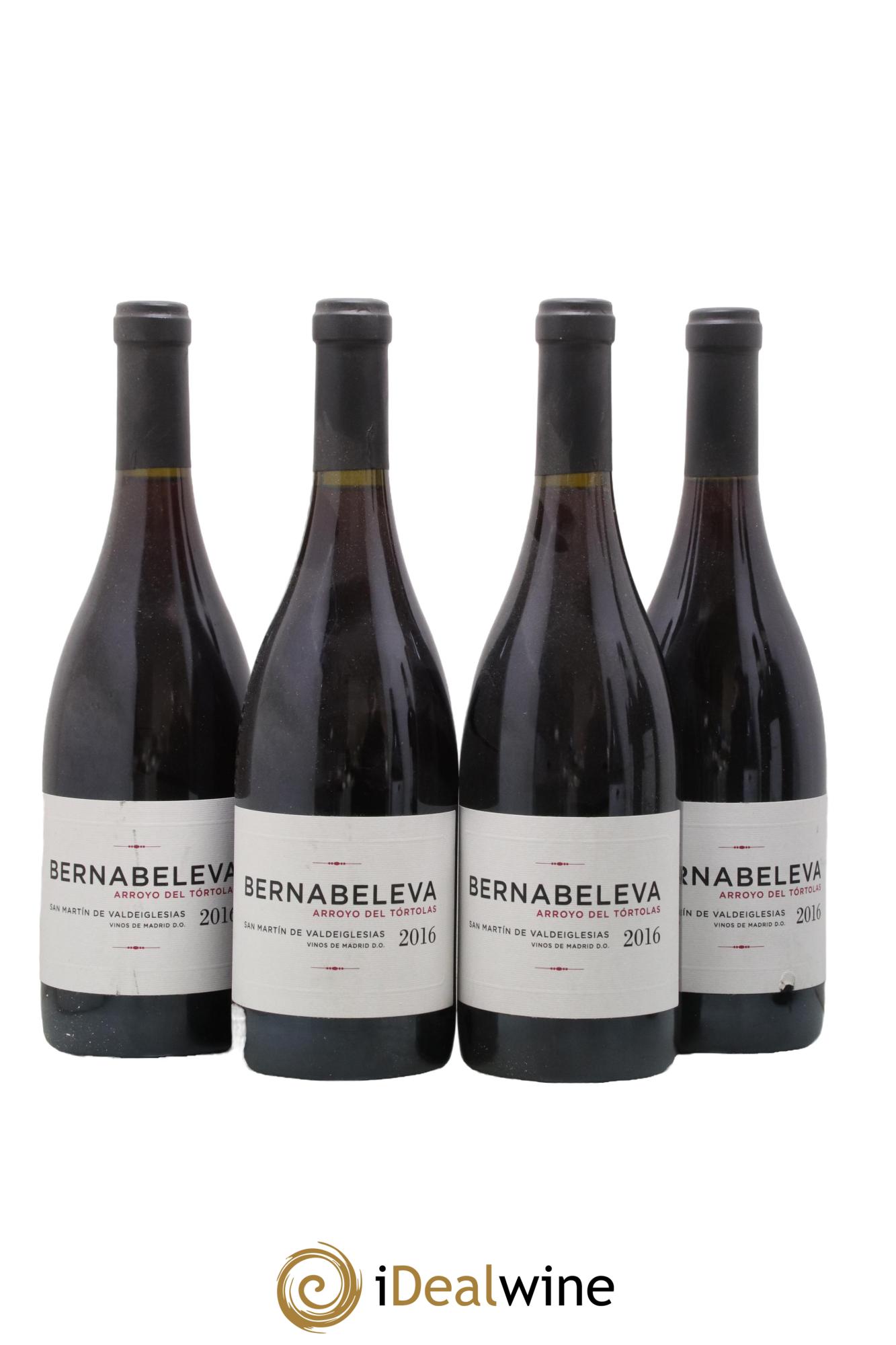 Espagne Arroyo del Tortolas Bodegas Bernabeleva 2016 - Lot de 4 bouteilles - 0