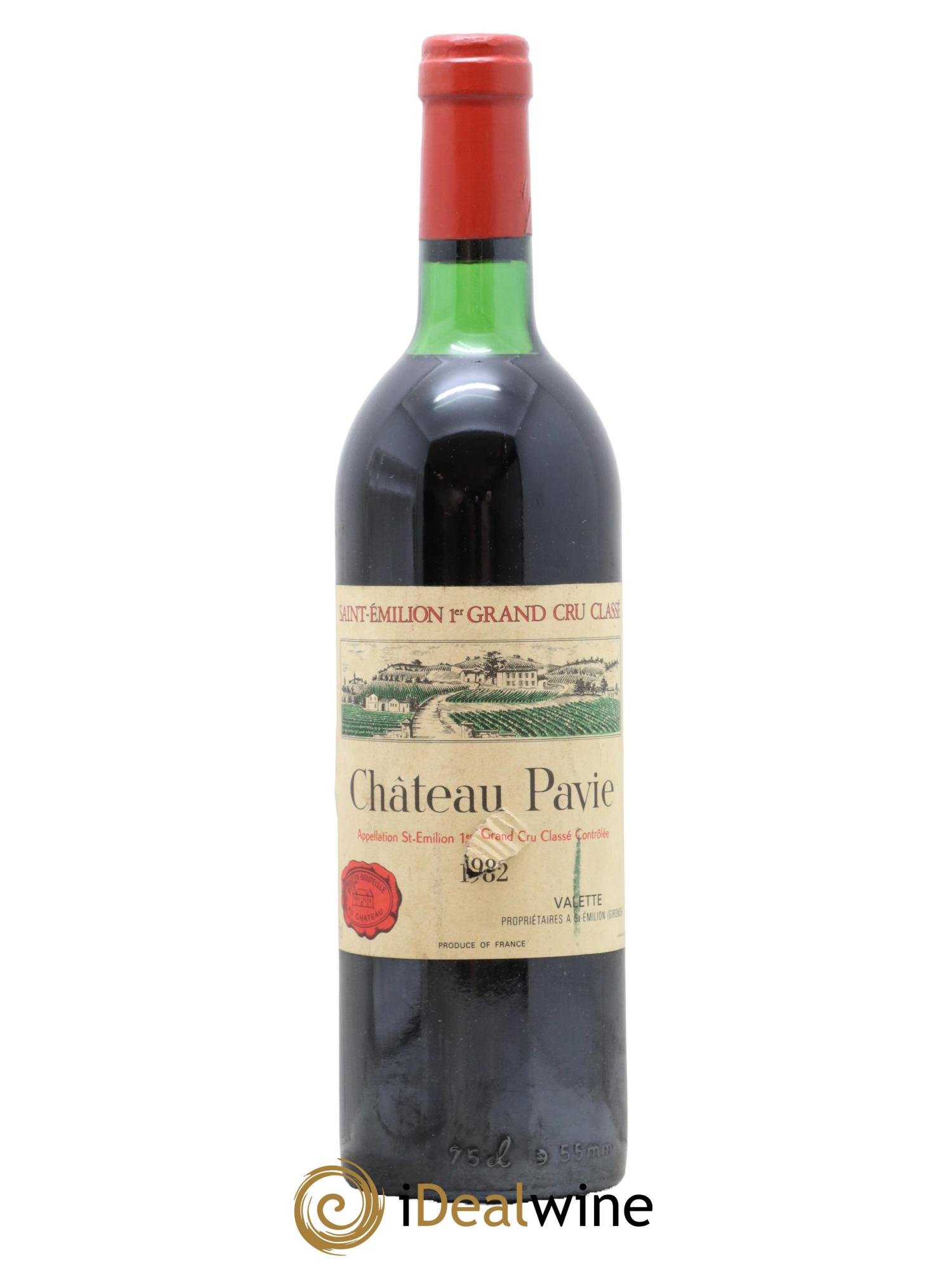 Château Pavie 1er Grand Cru Classé A 1982 - Posten von 1 Flasche - 0