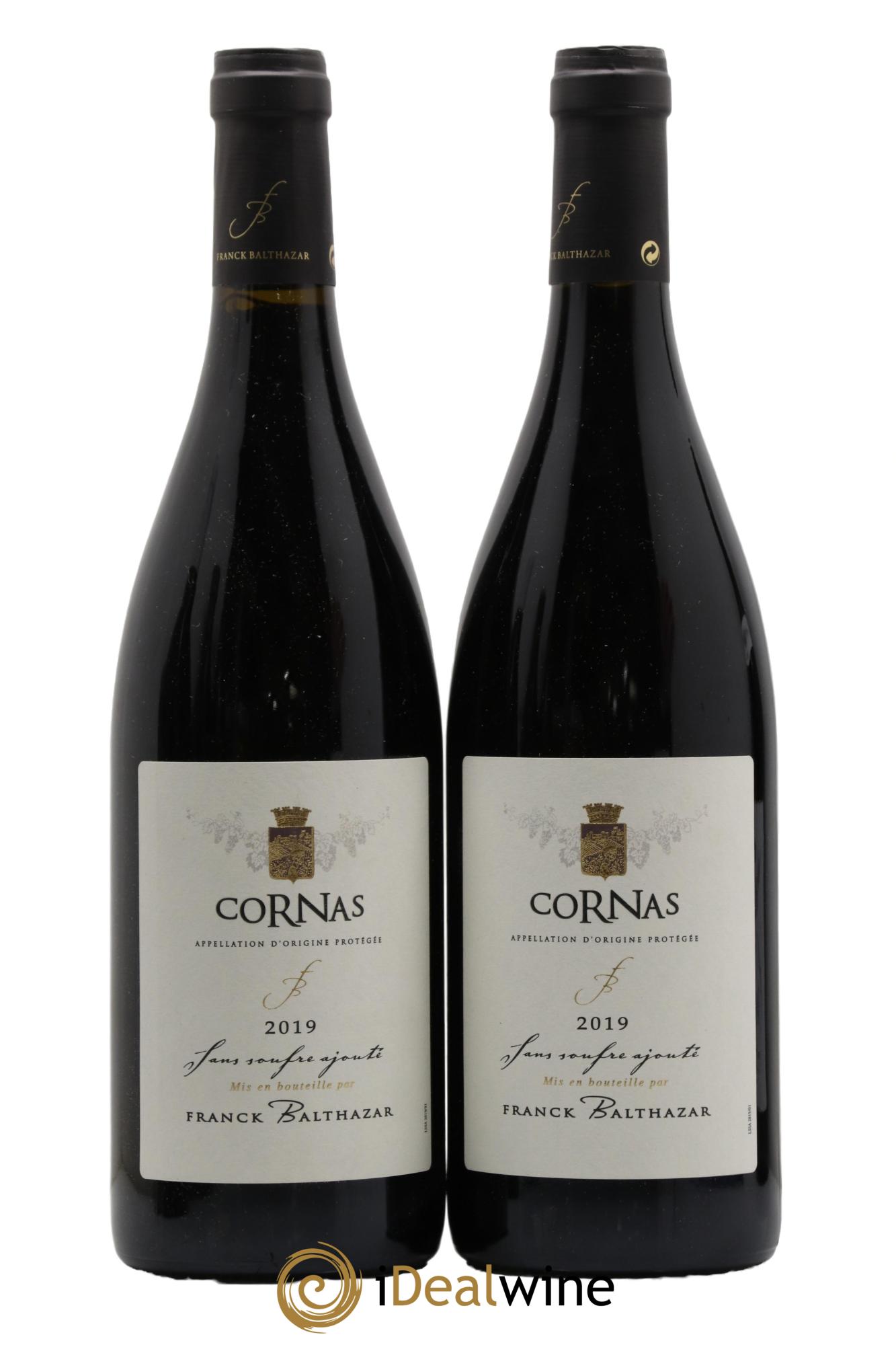 Cornas Cuvée sans soufre Franck Balthazar (Domaine) 2019 - Lotto di 2 bottiglie - 0