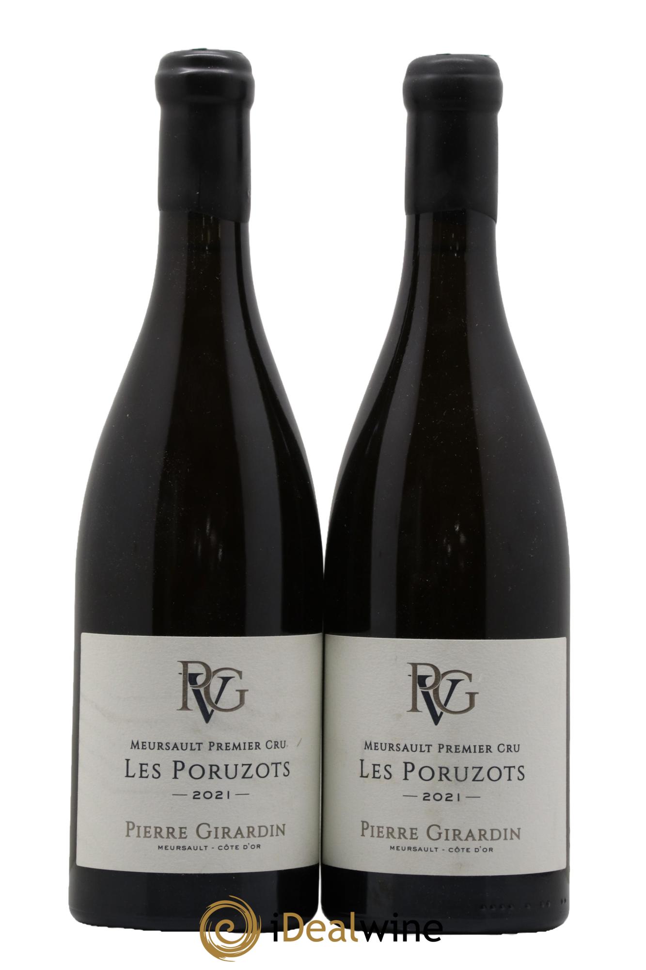 Meursault 1er Cru Les Poruzots Domaine Pierre Vincent Girardin 2021 - Lotto di 2 bottiglie - 0