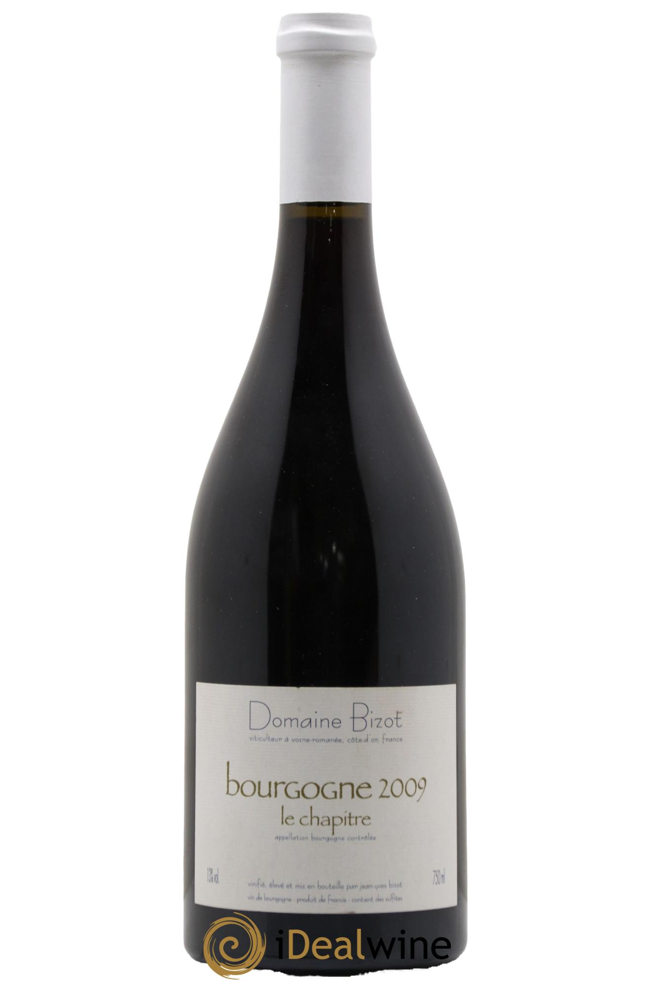 Bourgogne Le Chapitre Bizot (Domaine) 2009 - Posten von 1 Flasche - 0