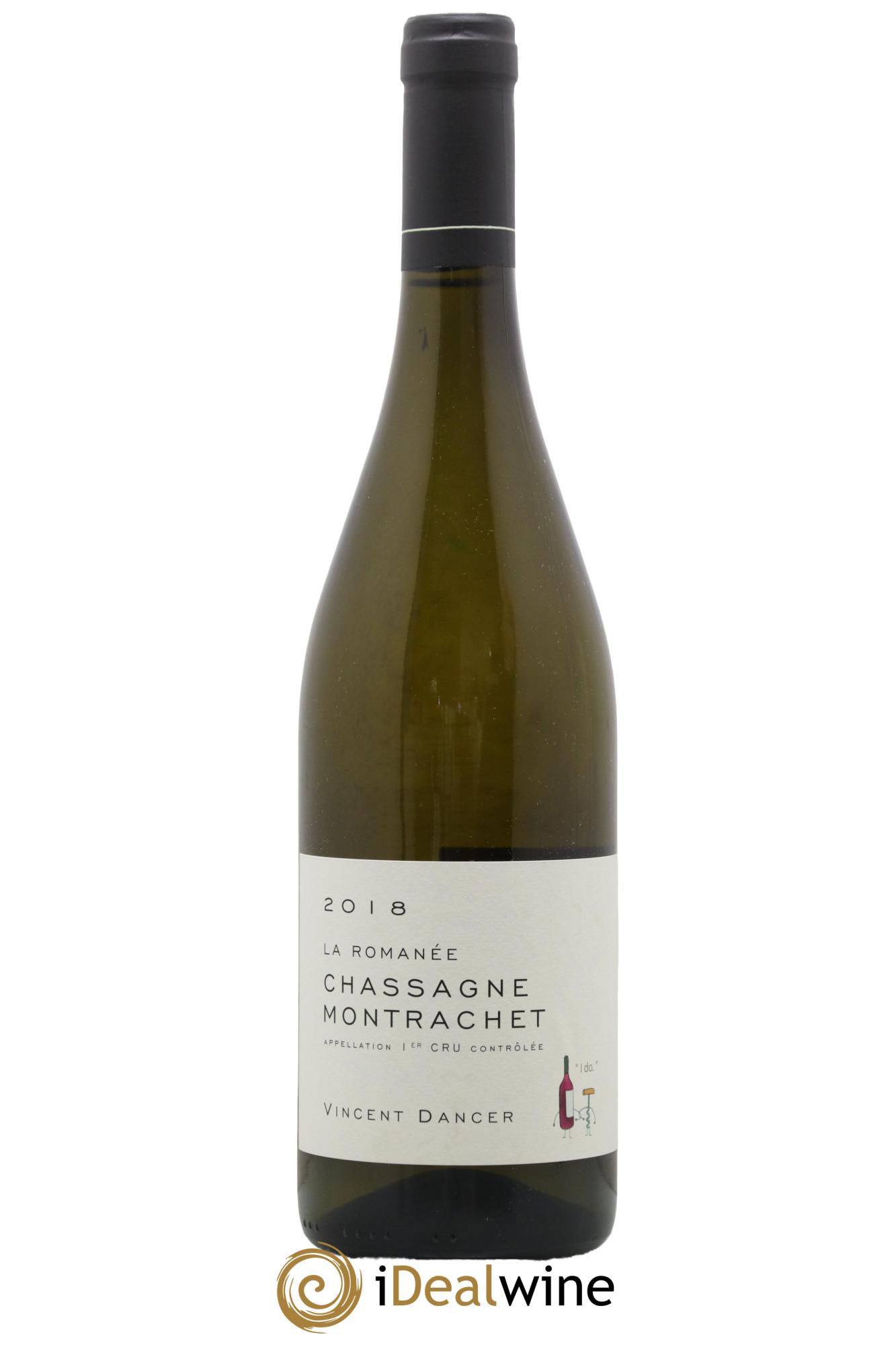 Chassagne-Montrachet 1er Cru La Romanée Vincent Dancer 2018 - Posten von 1 Flasche - 0