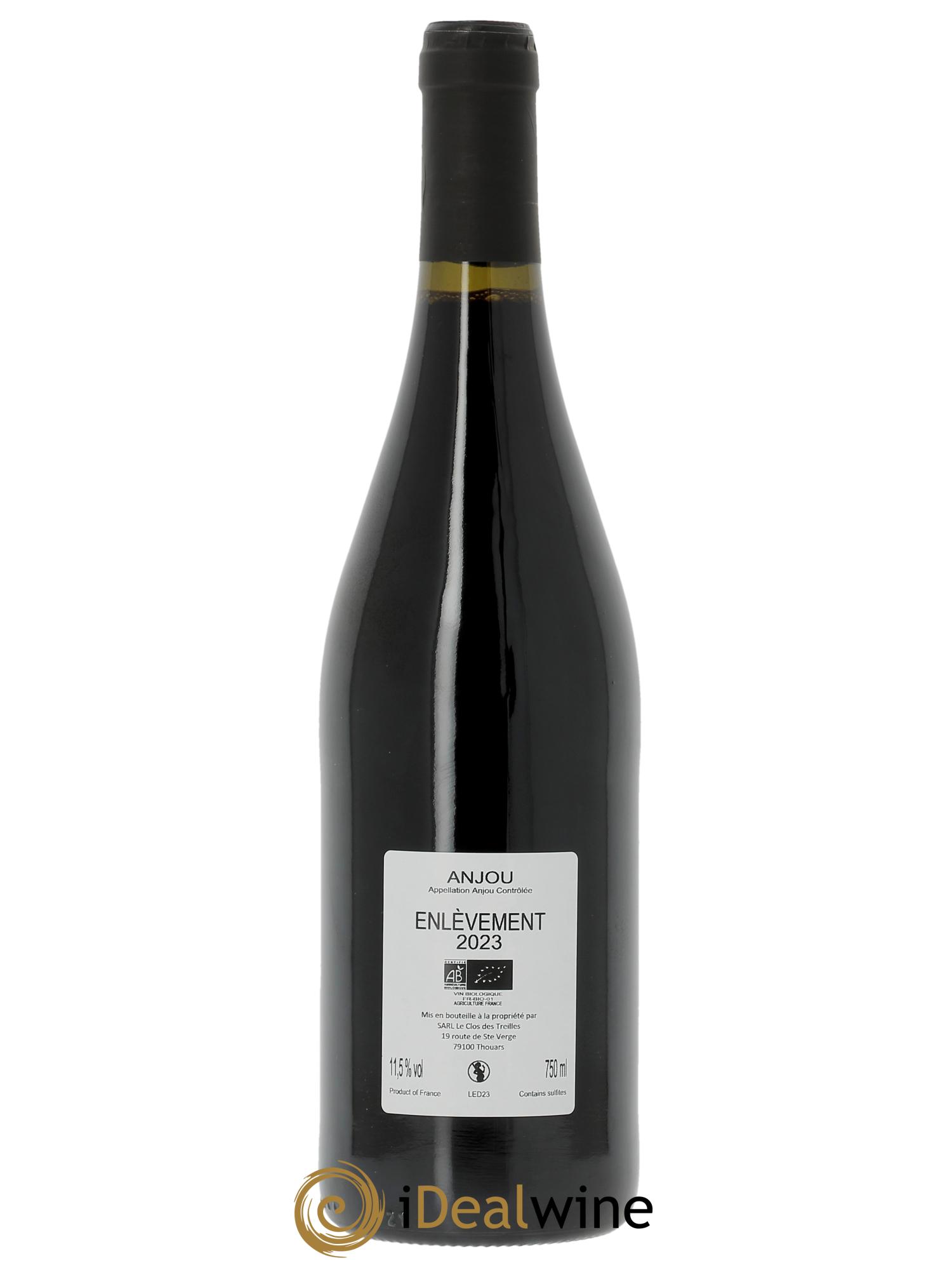 Anjou Clos des Treilles Cabernet Franc Enlevement demande Nicolas Réau  2023 - Lotto di 1 bottiglia - 1