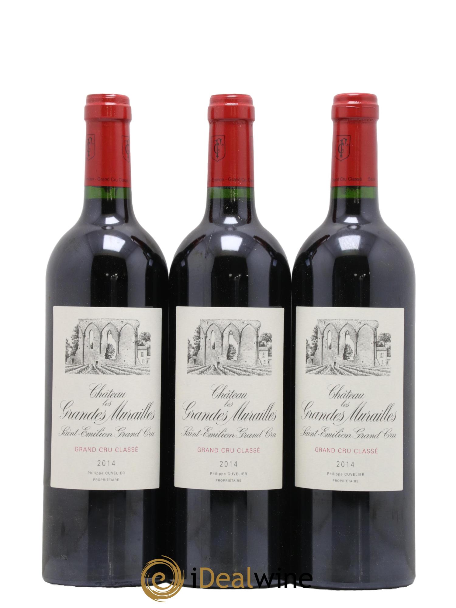 Château les Grandes Murailles Grand Cru Classé 2014 - Lot of 6 bottles - 2