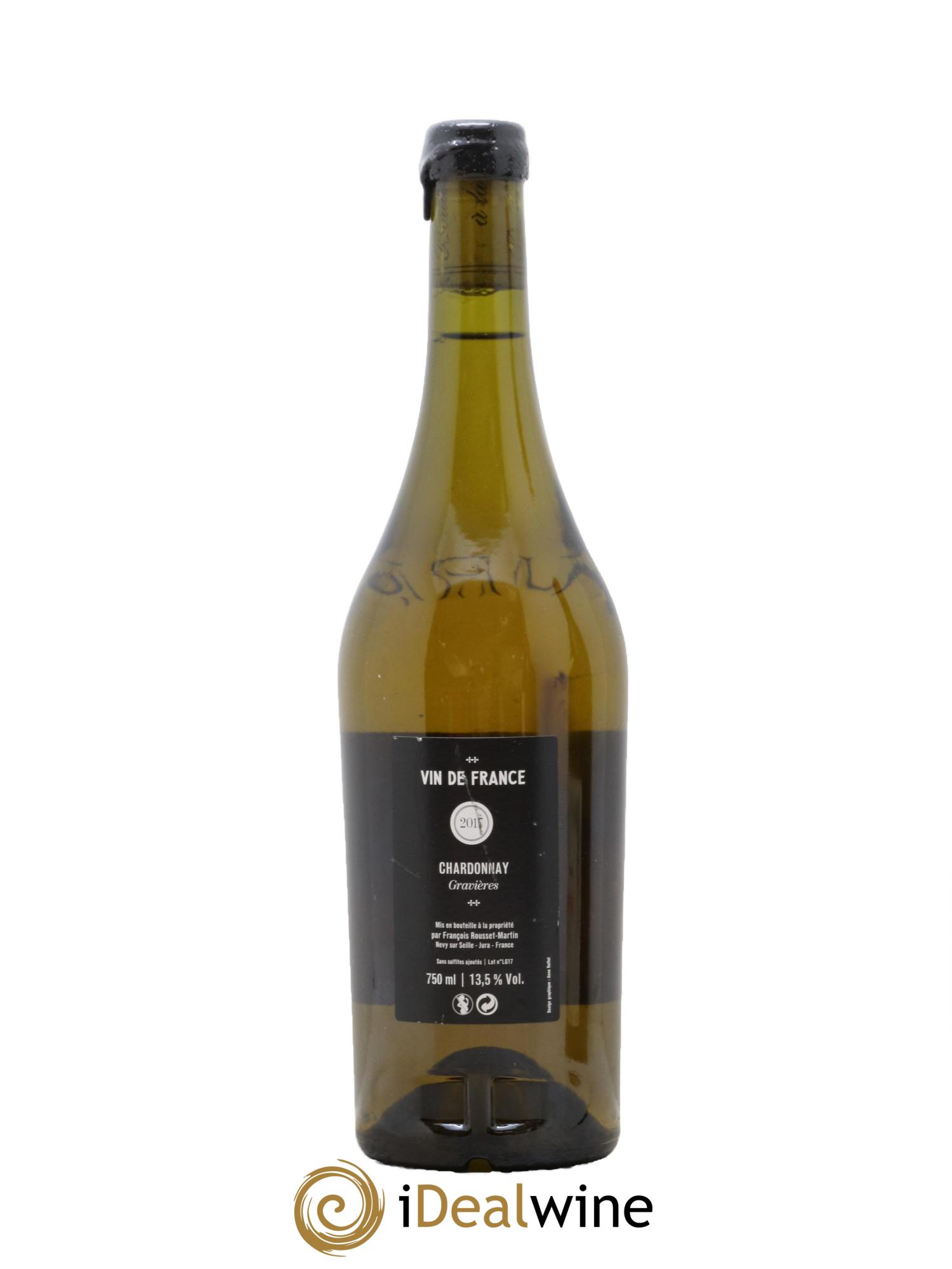 Vin de France Gravières François Rousset Martin 2017 - Lot de 1 bouteille - 1