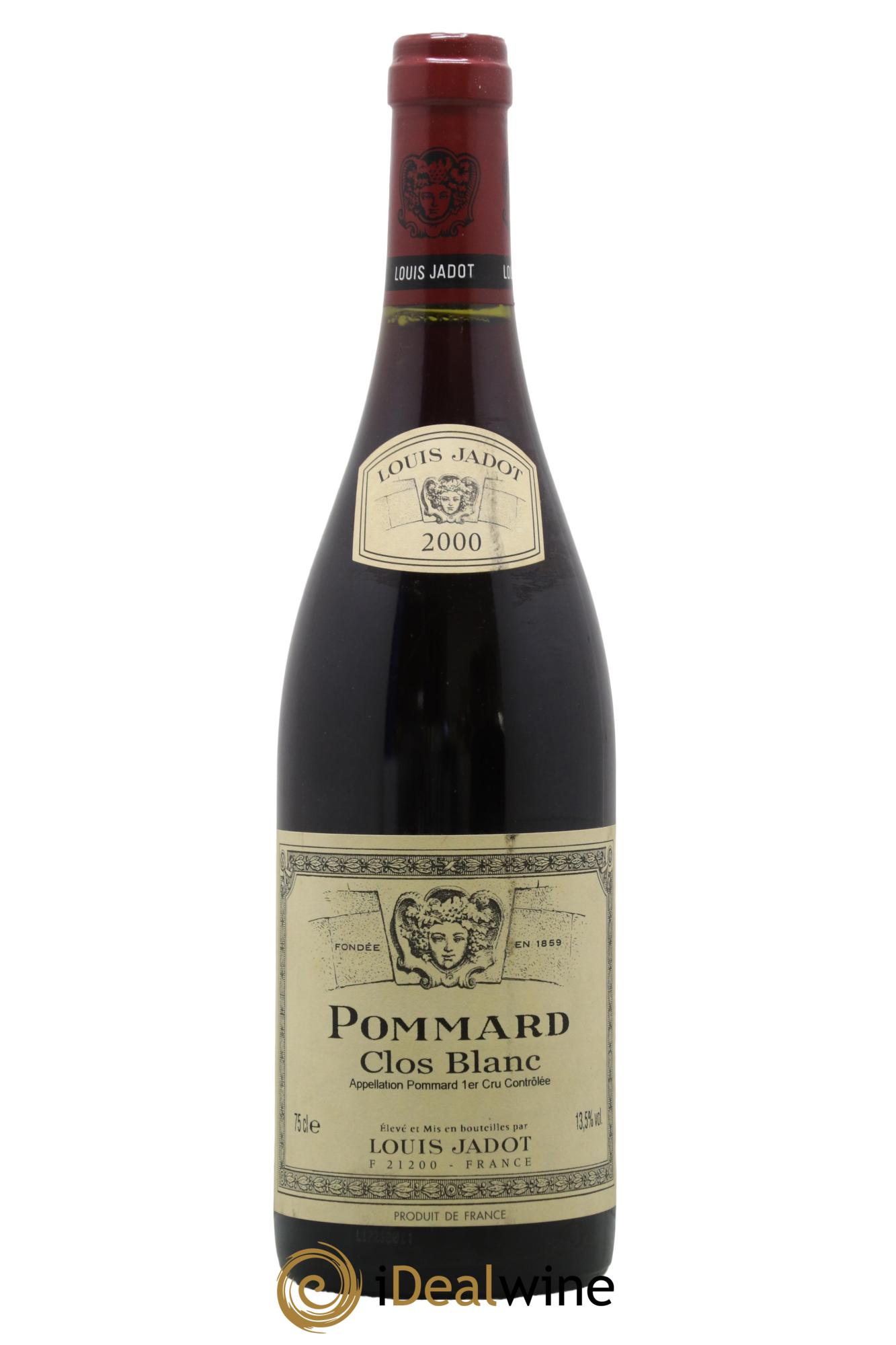 Pommard 1er Cru Le Clos Blanc Maison Louis Jadot 2000 - Lot de 1 bouteille - 0