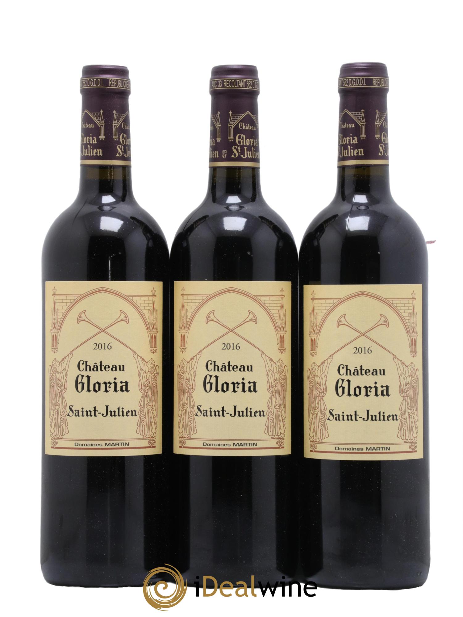 Château Gloria 2016 - Posten von 12 Flaschen - 2