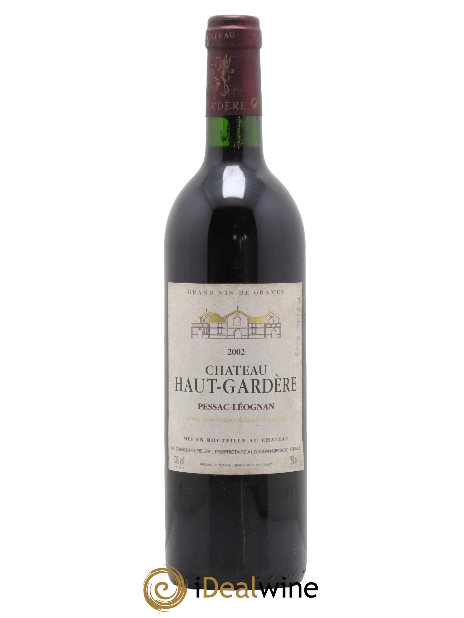 Château Haut-Gardère 2002 - Lot de 1 bouteille - 0